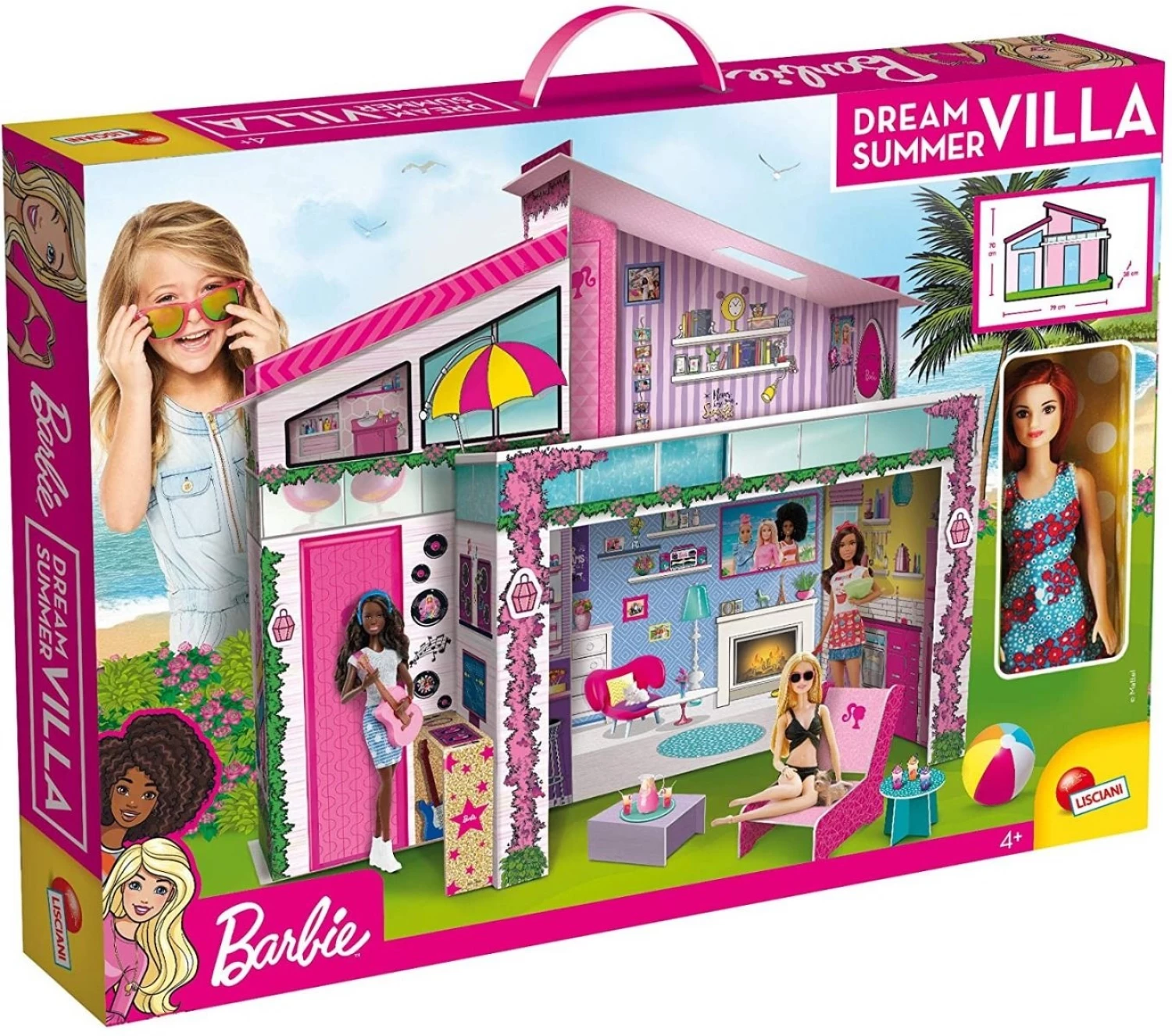 BARBIE VILA LETNJI SNOVI SA LUTKOM LISCIANI