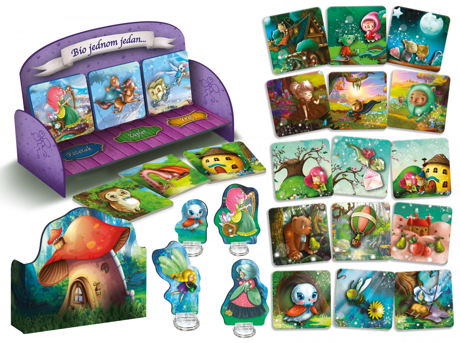 MONTESORI KREATIVNA IGRA BAJKE OZIVI SVOJE PRICE LISCIANI