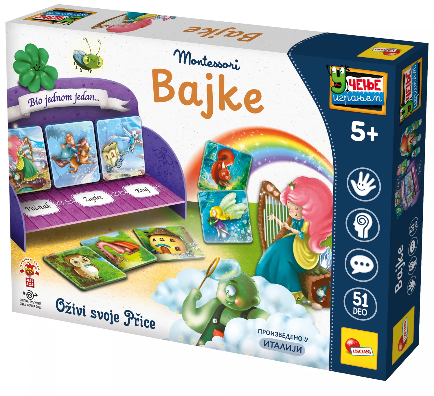 MONTESORI KREATIVNA IGRA BAJKE OZIVI SVOJE PRICE LISCIANI