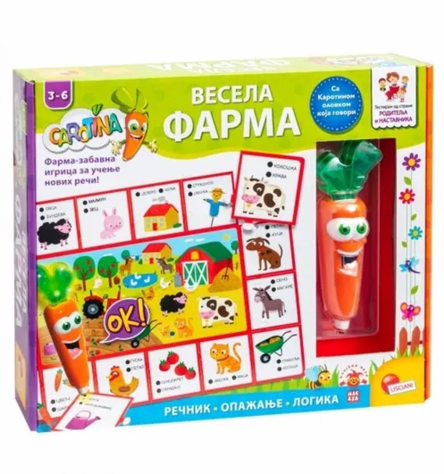 CAROTINA SR EDUKATIVNA IGRA VESELA FARMA