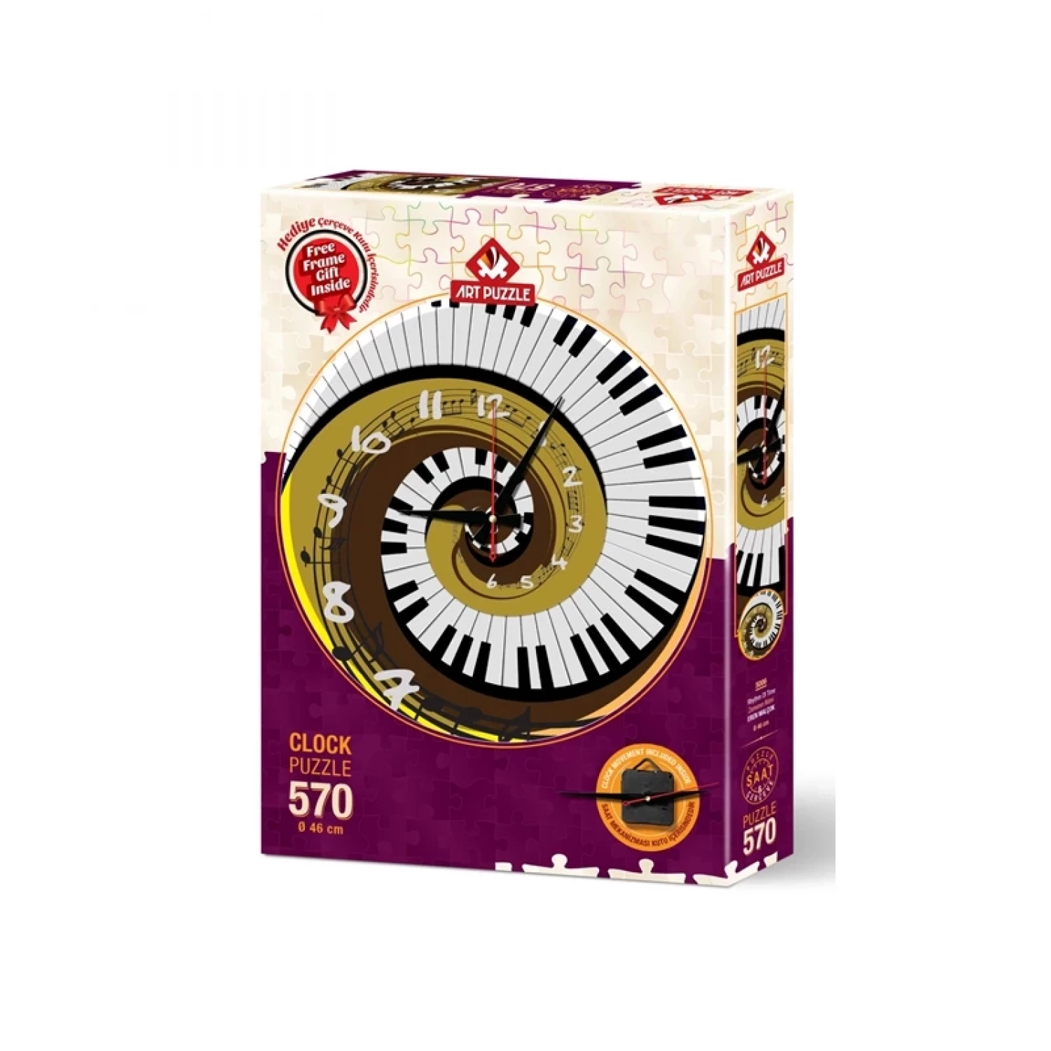PUZZLE SLAGALICE ART 570PCS RHYTHM OF TIME ART5006