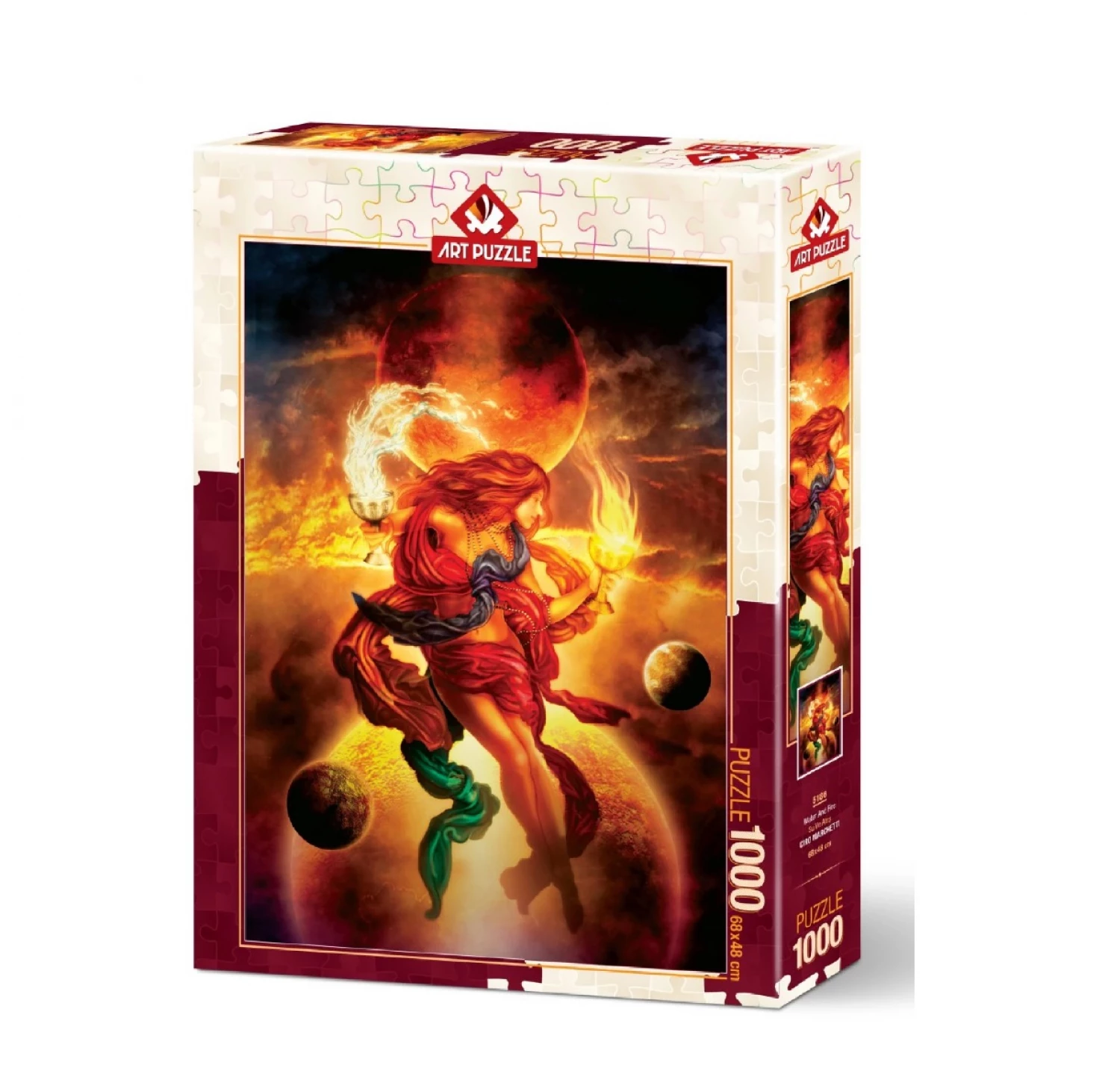 SLAGALICA 1000PCS WATER AND FIRE