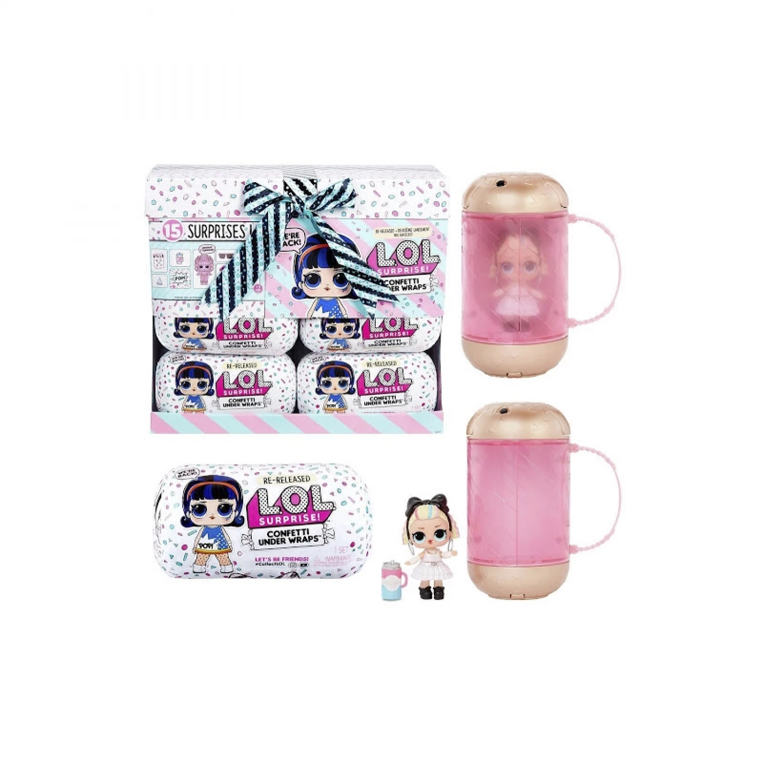 LOL SURPRISE CONFETTI UNDER WRAPS