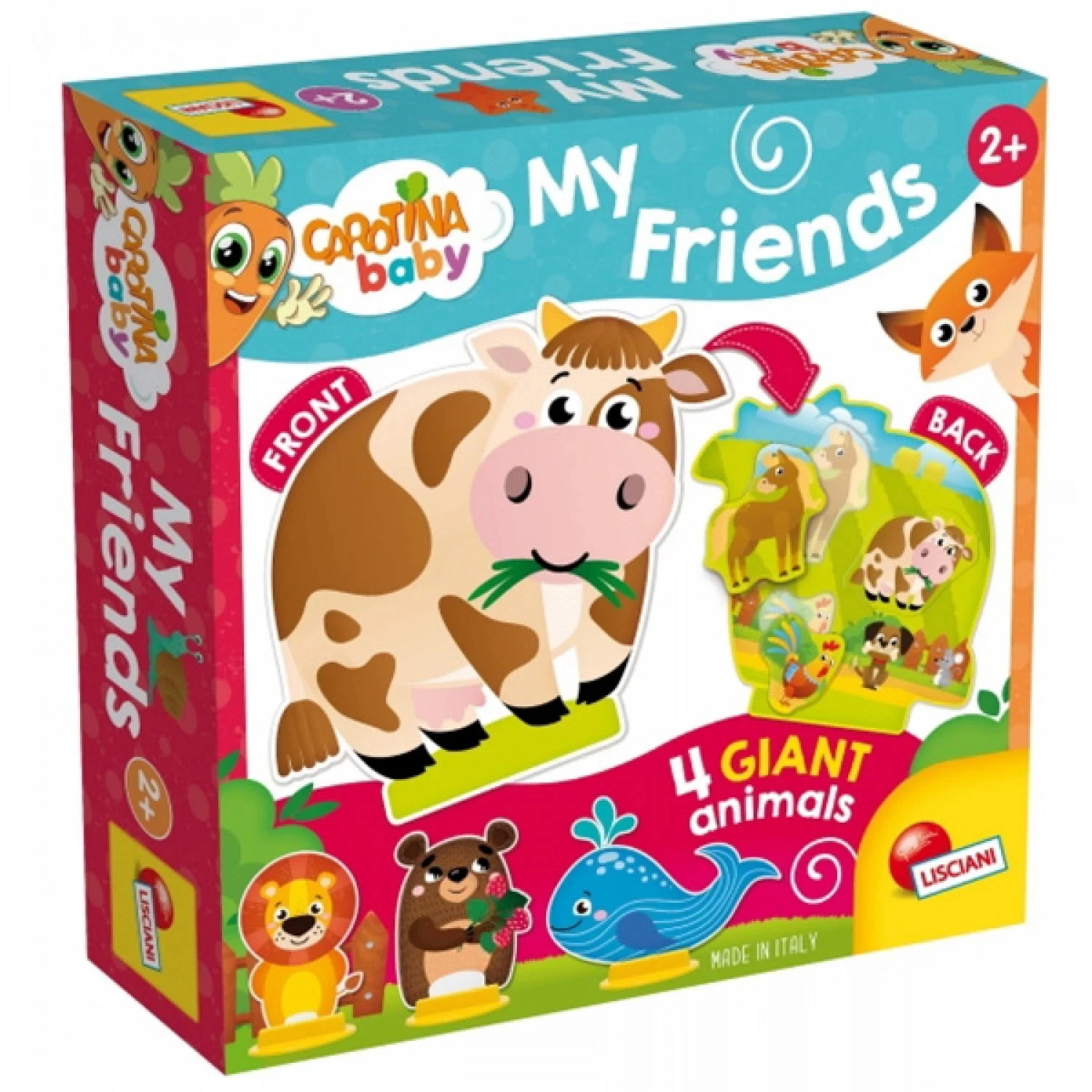 CAROTINA EDUKATIVNA IGRA MY ANIMALS FRIENDS LISCIANI