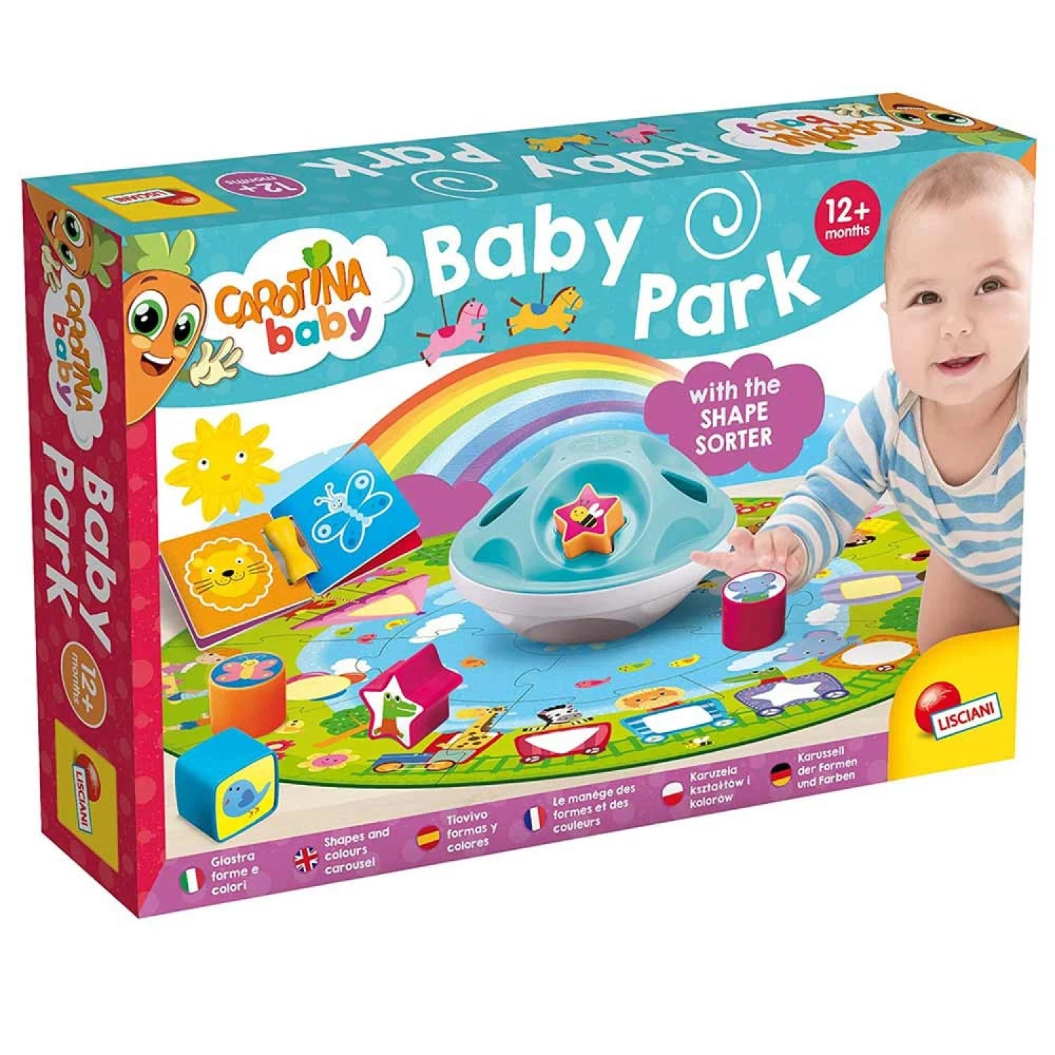 CAROTINA EDUKATIVNA IGRA BABY PARK BOJE I OBLICI LISCIANI