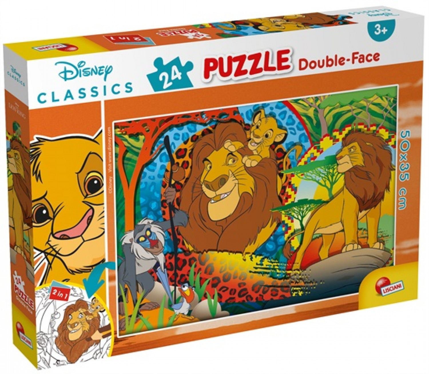 PUZZLE SLAGALICE 24PCS DISNEY LION KING LISCIANI - Magična oaza