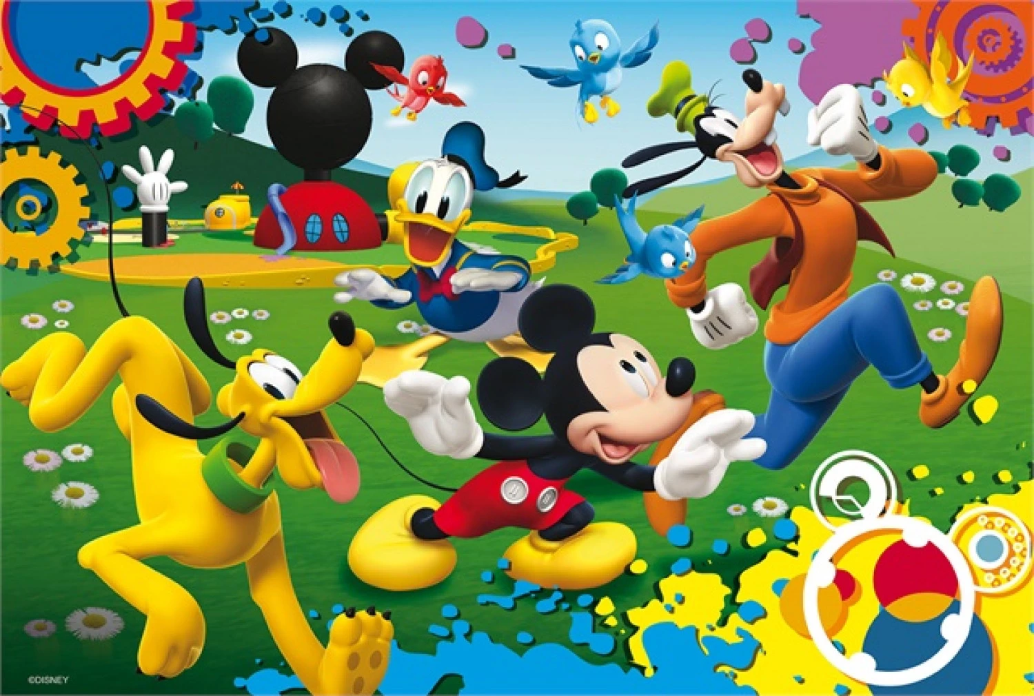 PUZZLE SLAGALICE 4X48PCS SUPERMAXI MICKEY LISCIANI
