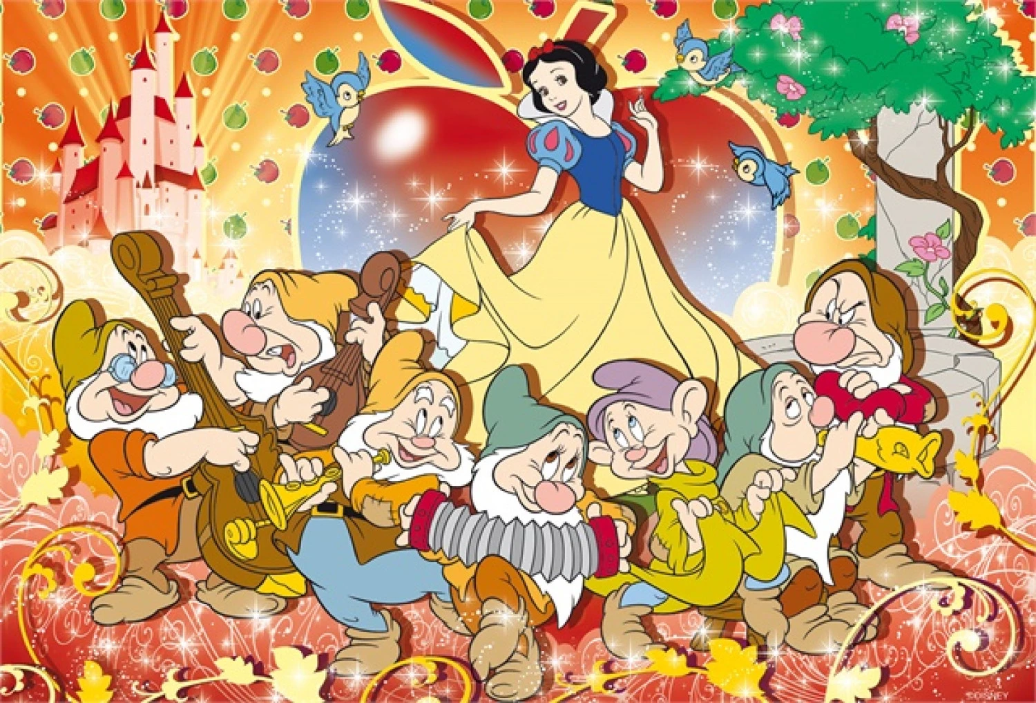 PUZZLE SLAGALICE 24PCS MAXI SNOW WHITE LISCIANI