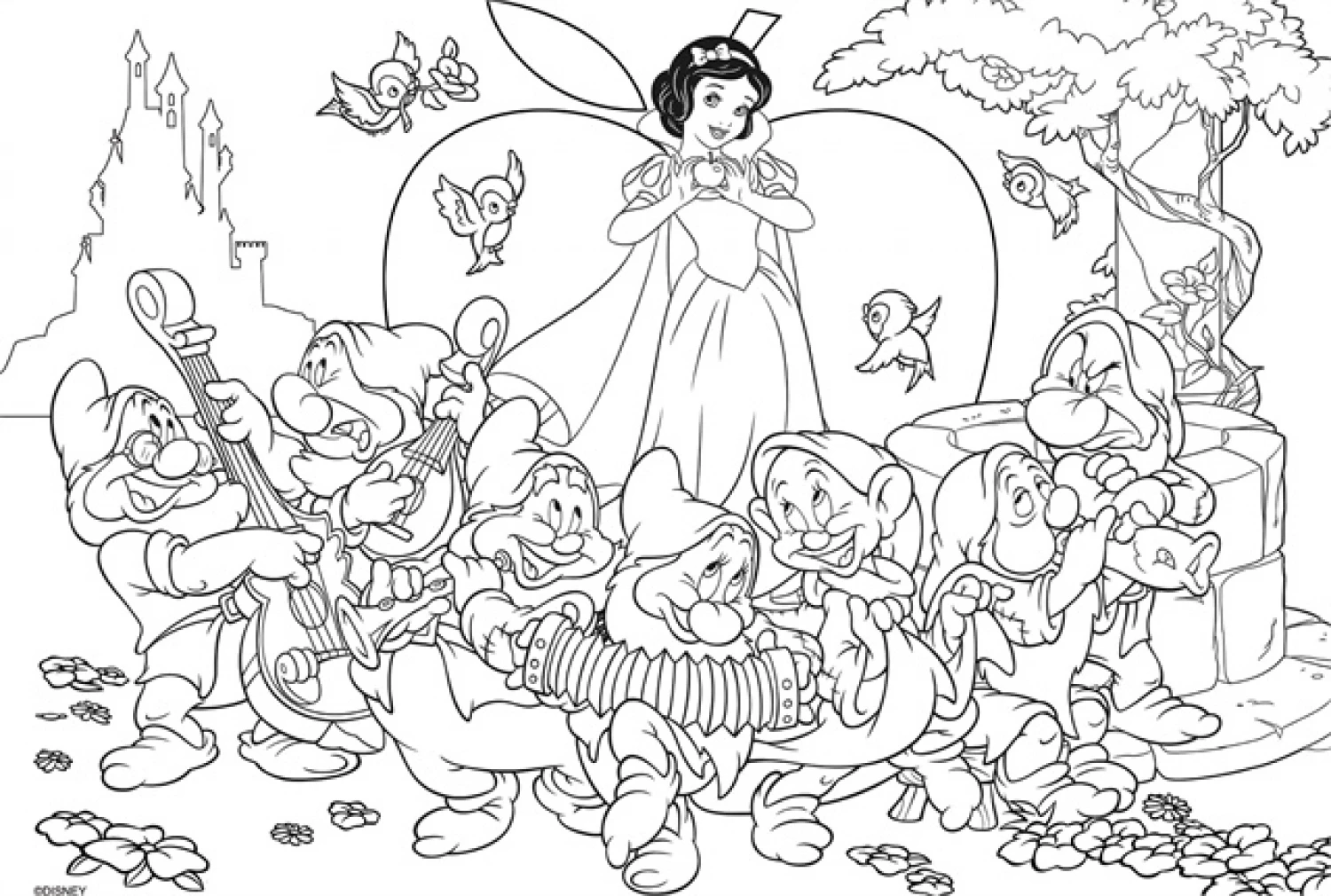 PUZZLE SLAGALICE 24PCS MAXI SNOW WHITE LISCIANI