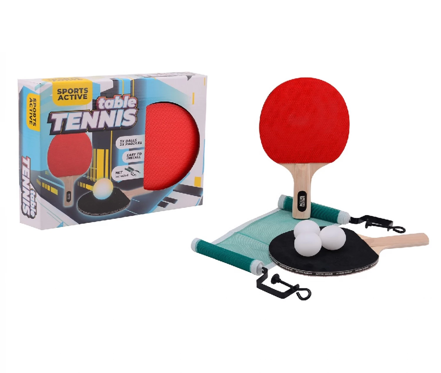 SET ZA STONI TENIS 3LOPTICE I MREŽICA