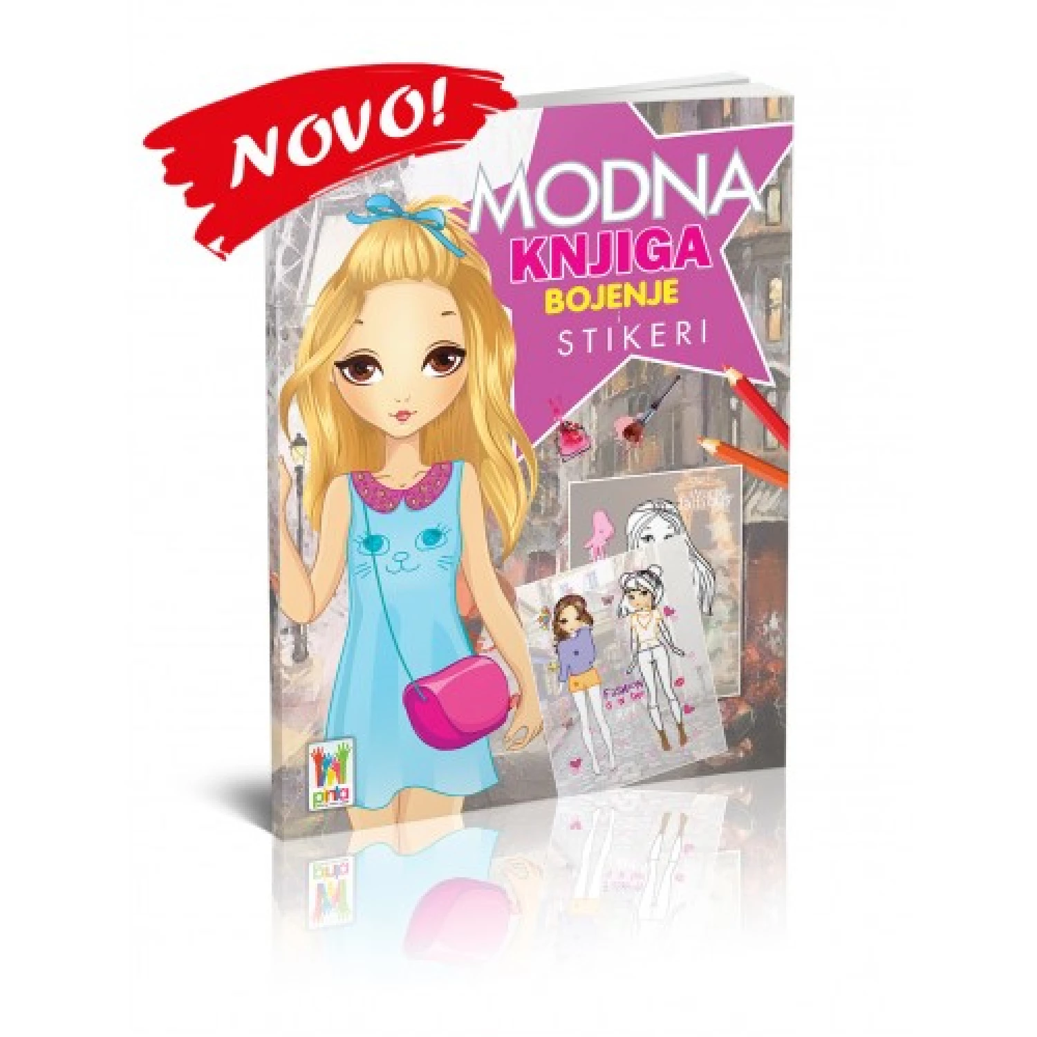 MODNA KNJIGA - KNJIGA SA STIKERIMA