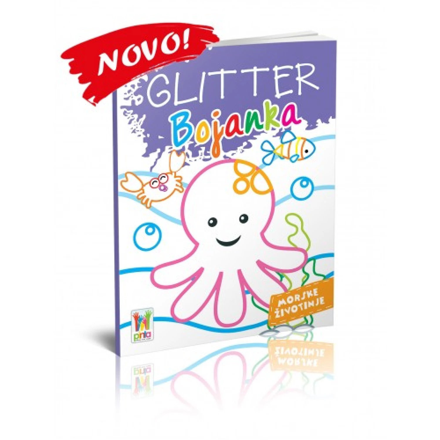 GLITTER BBOJANKA - MORSKE ZIVOTINJE