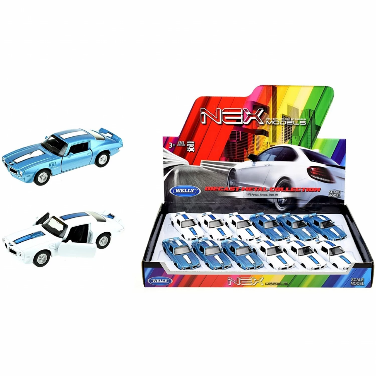 WELLY METALNI AUTO PONTIAC 1972 FIREBIRD TRANS AM
