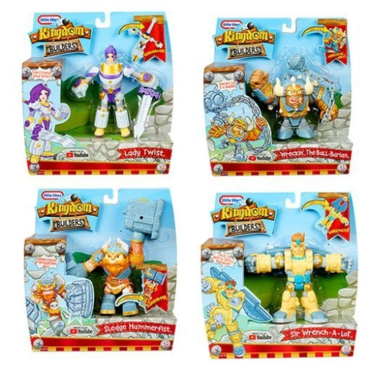 LITTLE TIKES KINGDOM BUILDERS TRANSFORMERS FIGURA