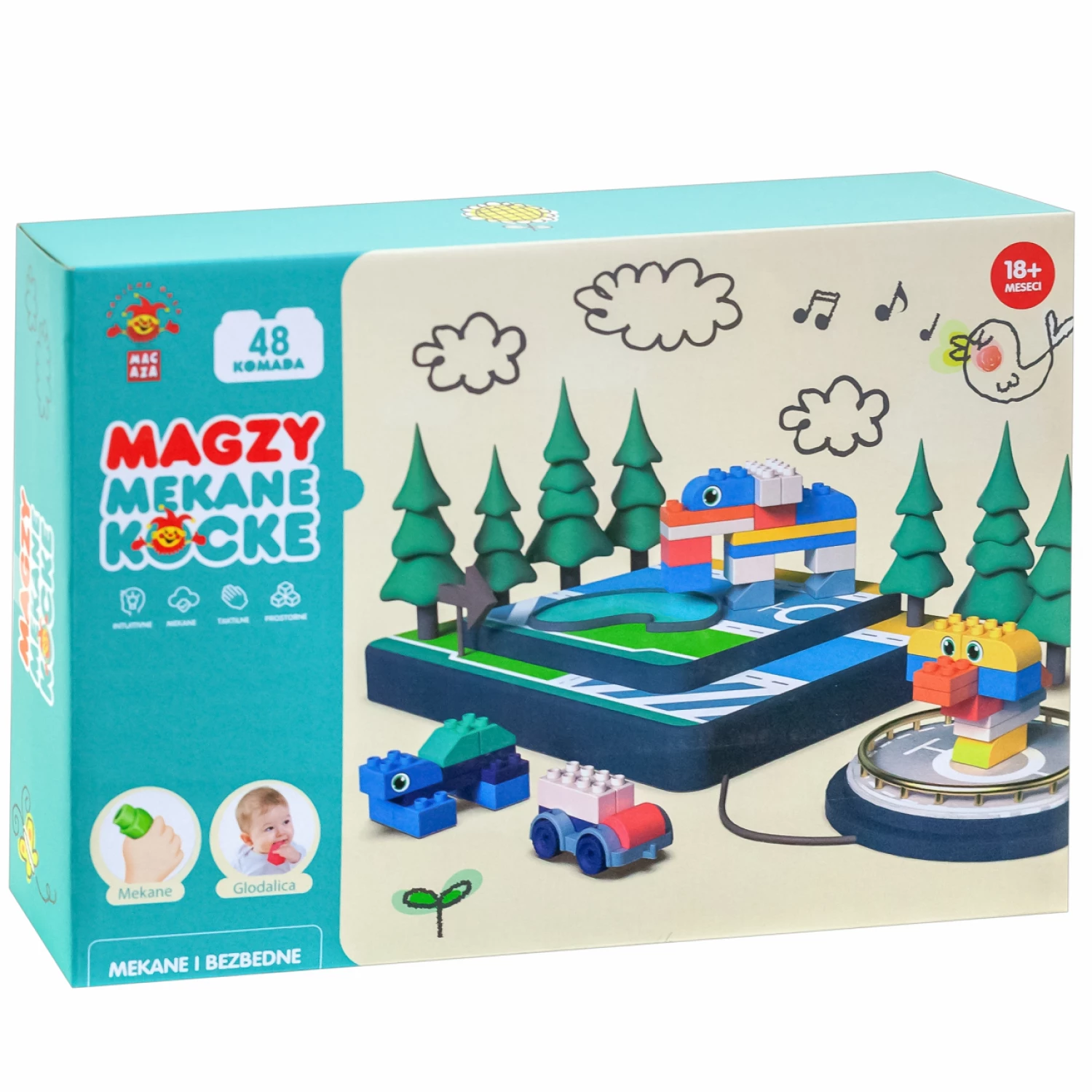 MAGZY SR MEKANE KONSTRUKTOR KOCKE 48PCS