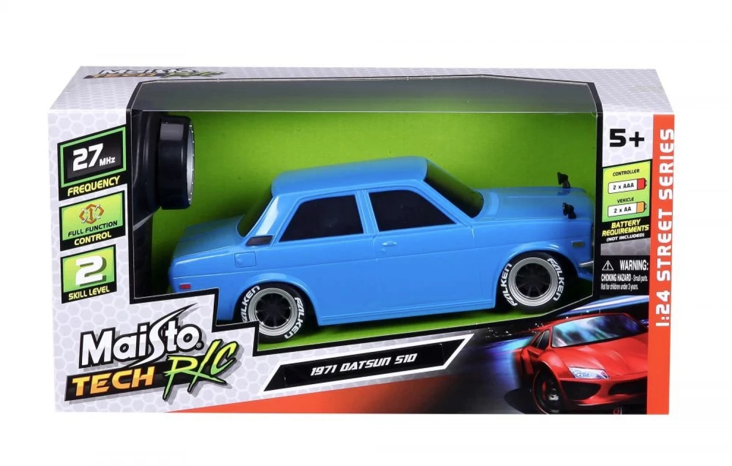 MAISTO AUTOMOBIL DALJINSKA KONTROLA 1:24 1971 DATSUN 510
