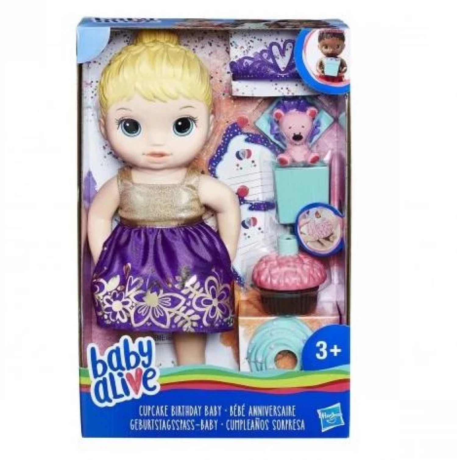 BABY ALIVE LUTKA CUPCAKE BIRTHDAY BABY