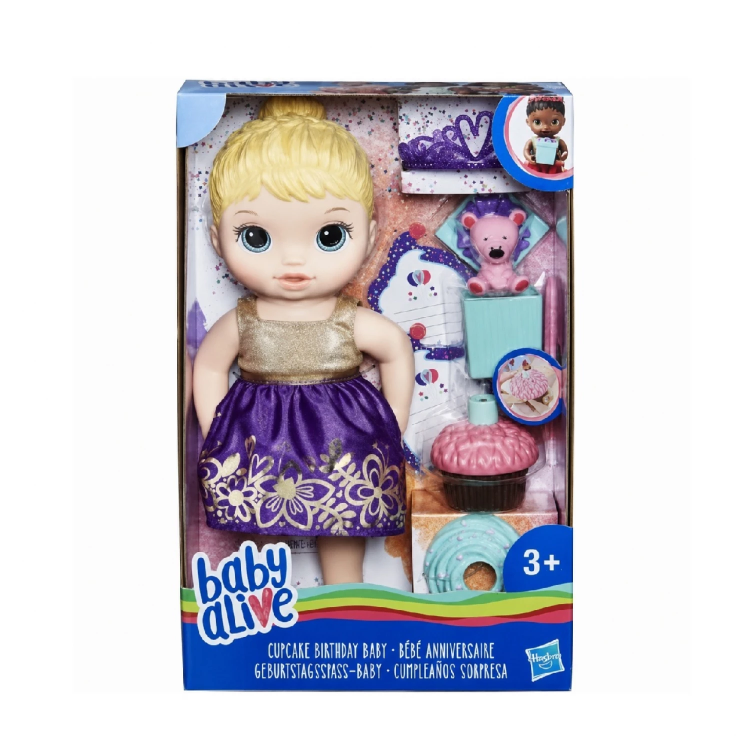 BABY ALIVE LUTKA CUPCAKE BIRTHDAY BABY