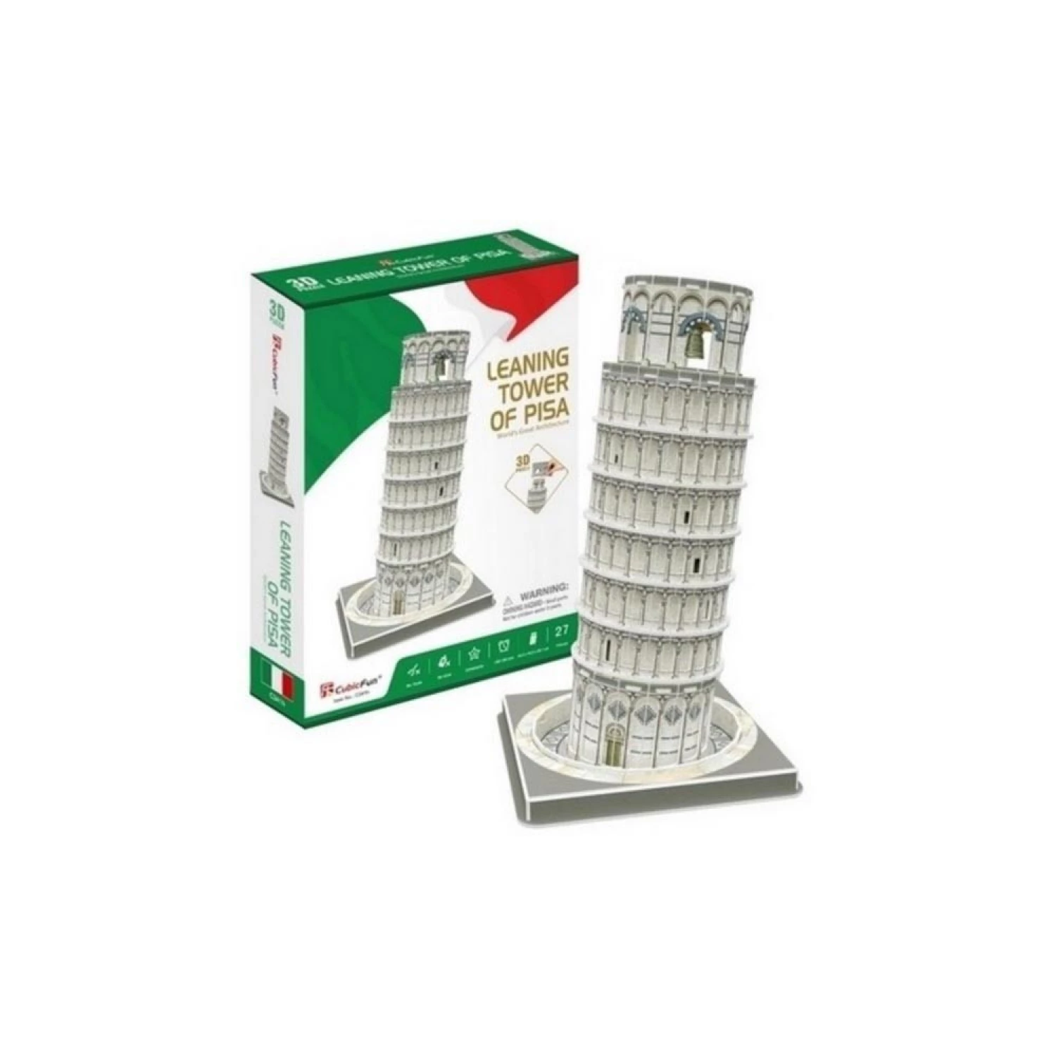 CUBICFUN PUZZLE LEANING TOWER OF PISA C241h