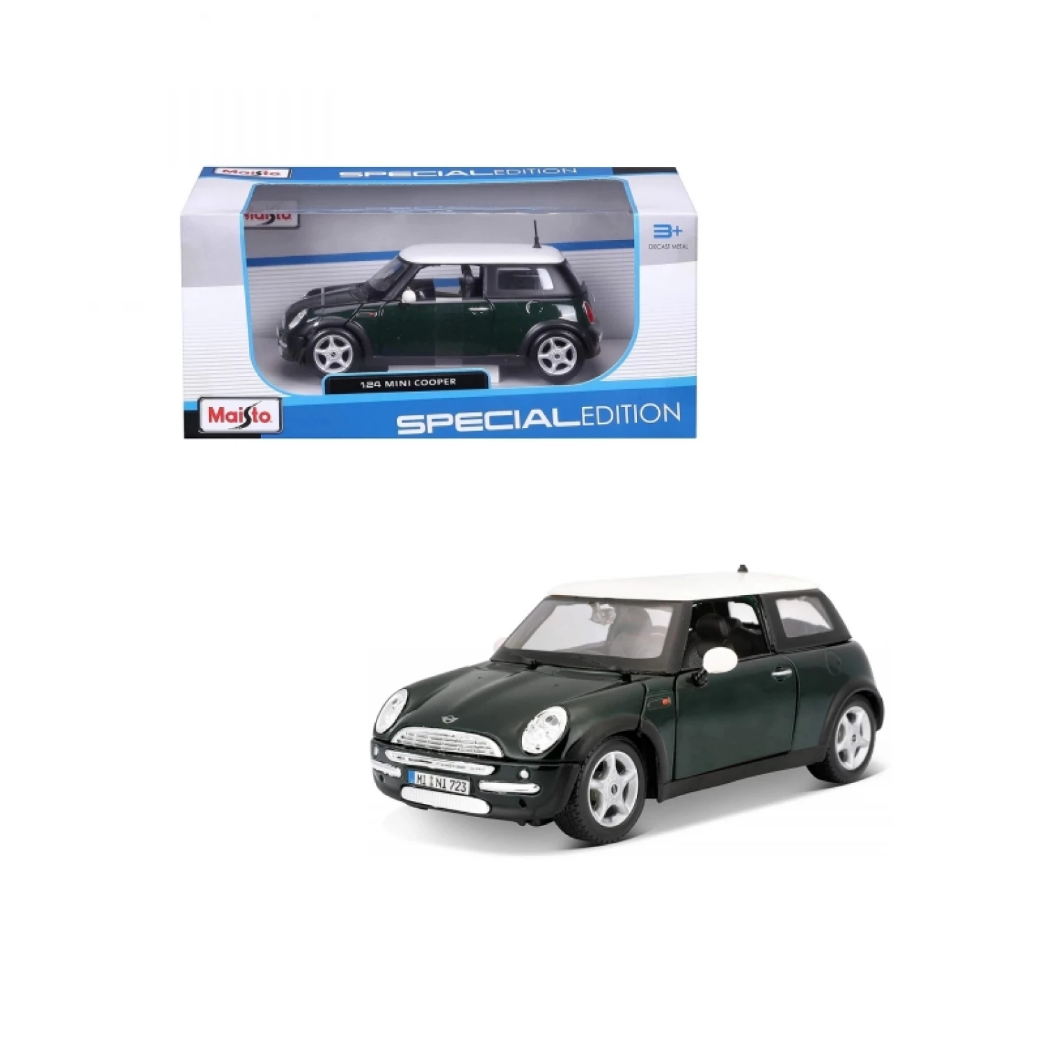MAISTO METALNI MODEL AUTICA 1:24 MINI COOPER HARD TOP