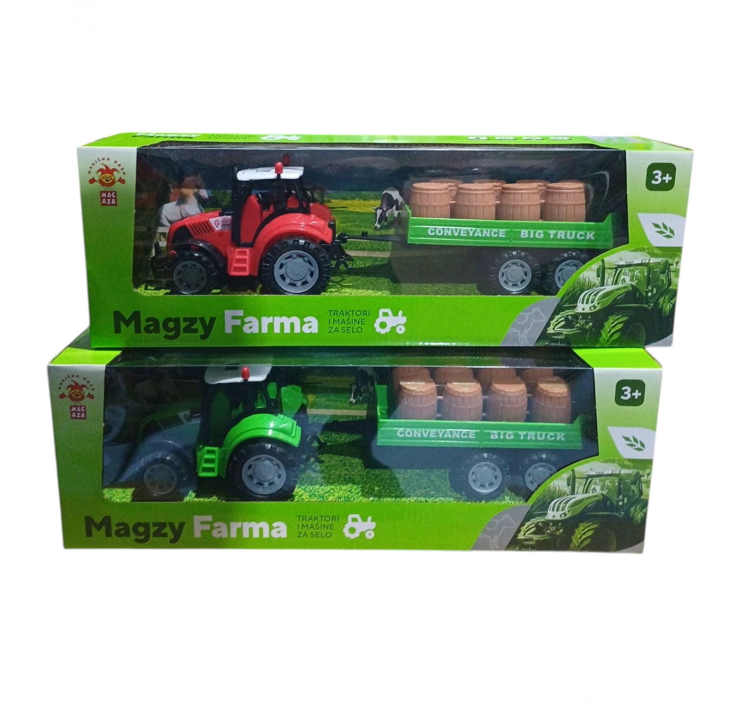 TRAKTOR FRIKCIONI SA PRIKOLICOM TRANSPORT BURICI 33CM