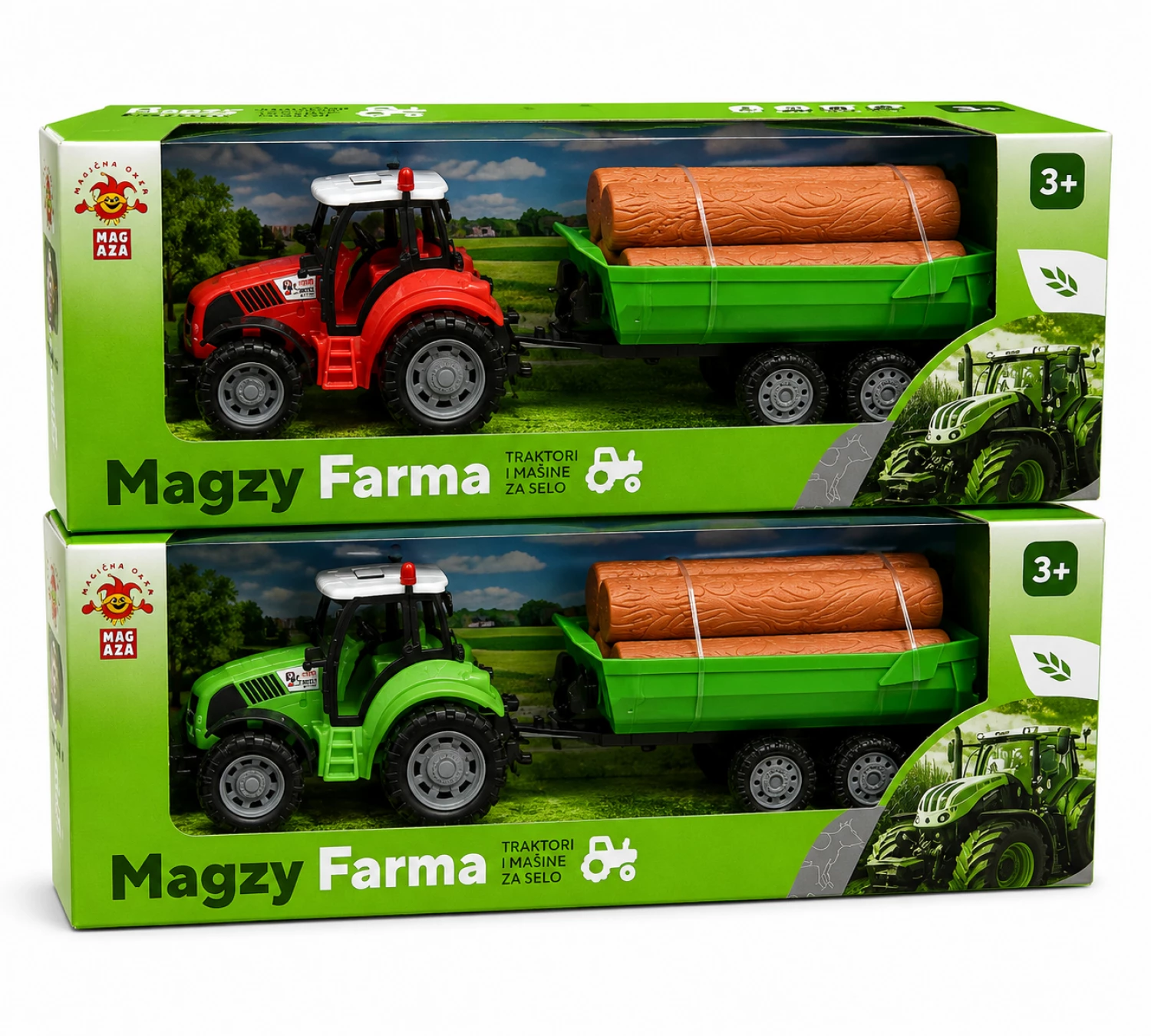 TRAKTOR FRIKCIONI SA PRIKOLICOM TRANSPORT DRVA 33CM