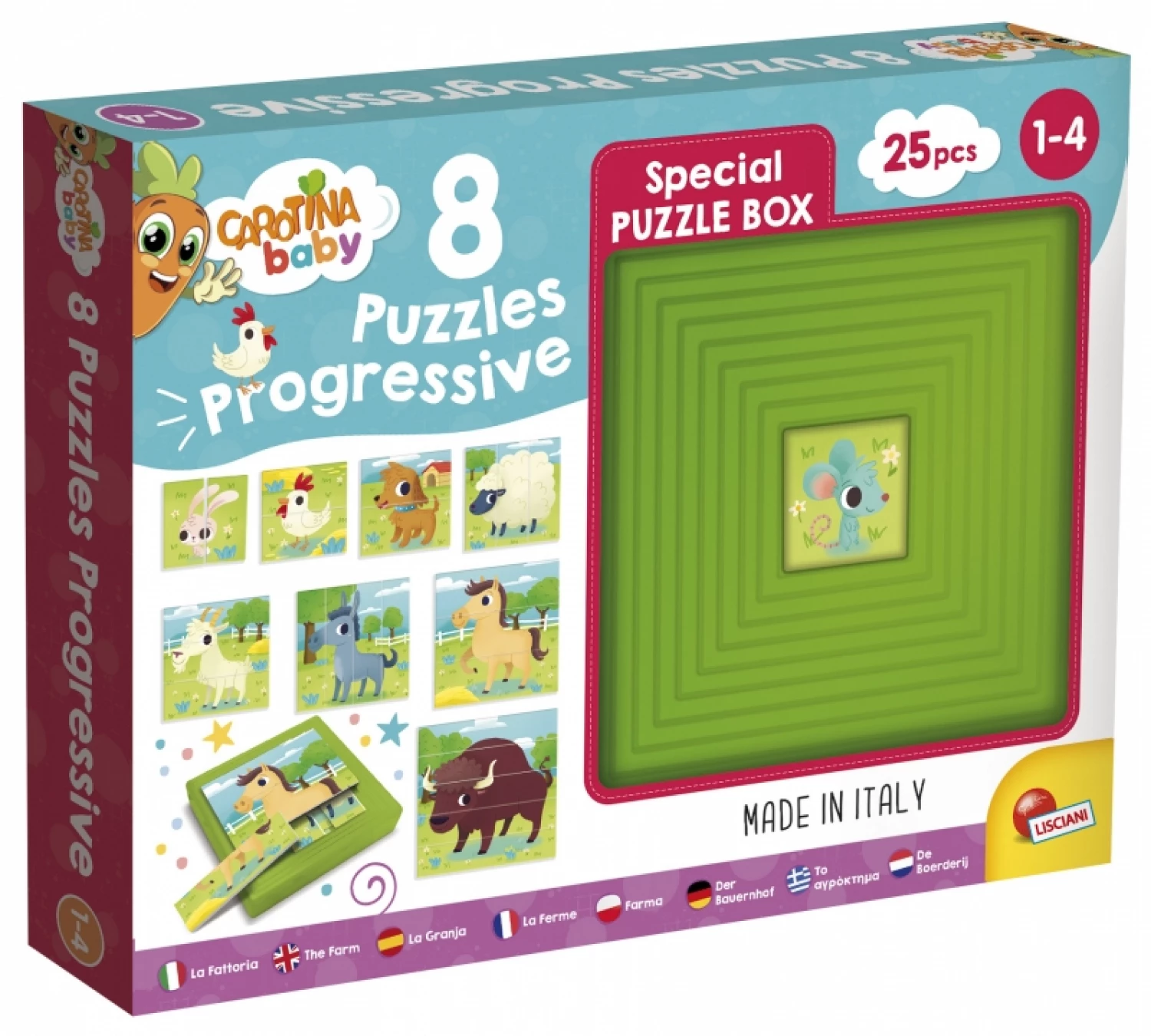 EDUKATIVNA SLAGALICA FARMA PROGRESSIVE 25PCS LISCIANI