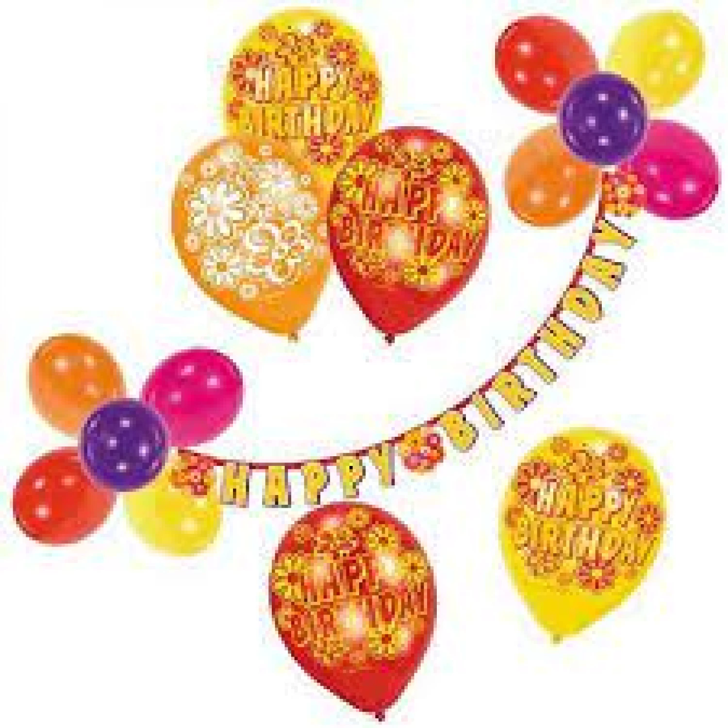 DEKORATIVNI SET ZA RODJENDANE HAPPY BIRTHDAY 450006