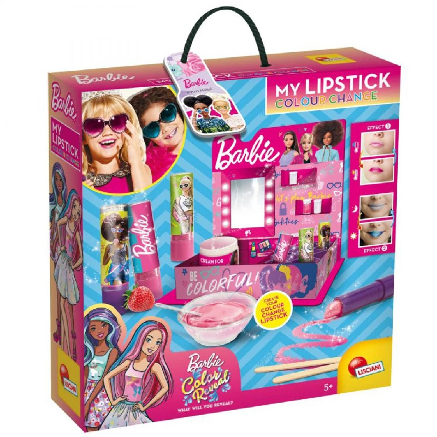 BARBIE SET ZA PRAVLJENJE KARMINA COLOR REVEAL! LISCIANI