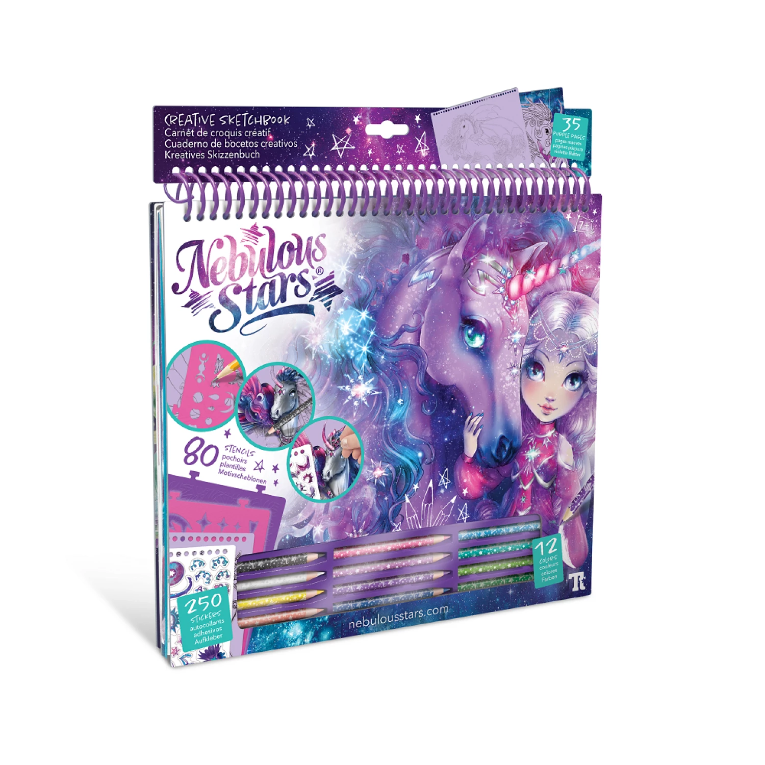 NEABULOUS STARS KREATIVNI BLOK VELIKI - MAGICNI KONJI - SVEMIR
