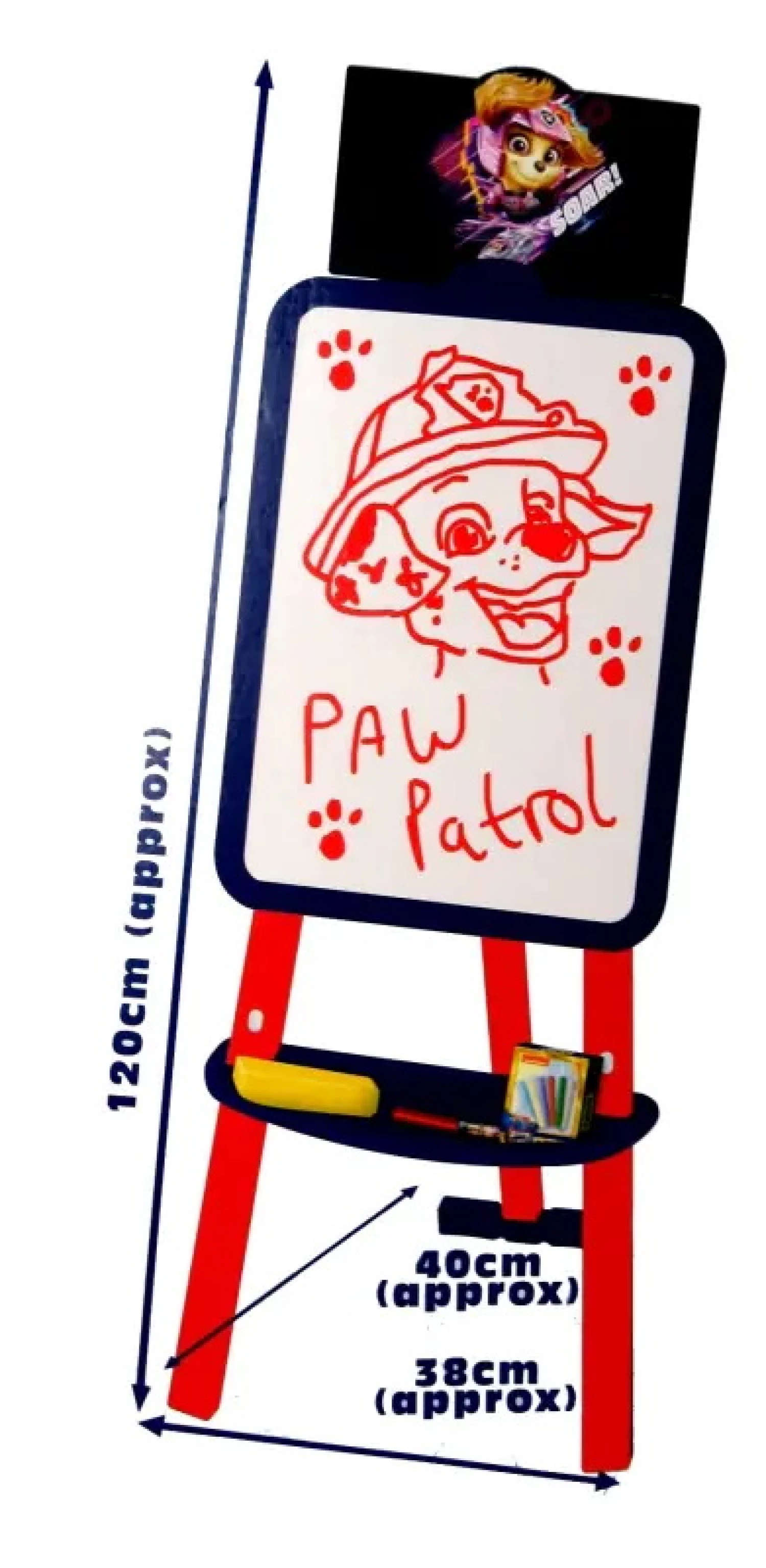 PAW PATROL DVOSTRANA TABLA ZA CRTANJE