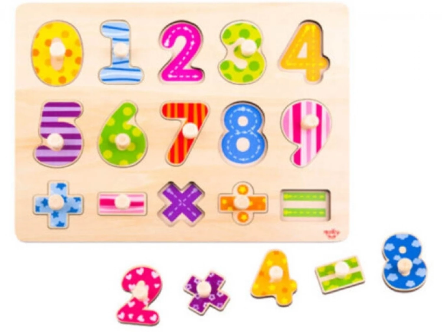 TOOKY TOY DRVENA UMETALJKA - BROJEVI