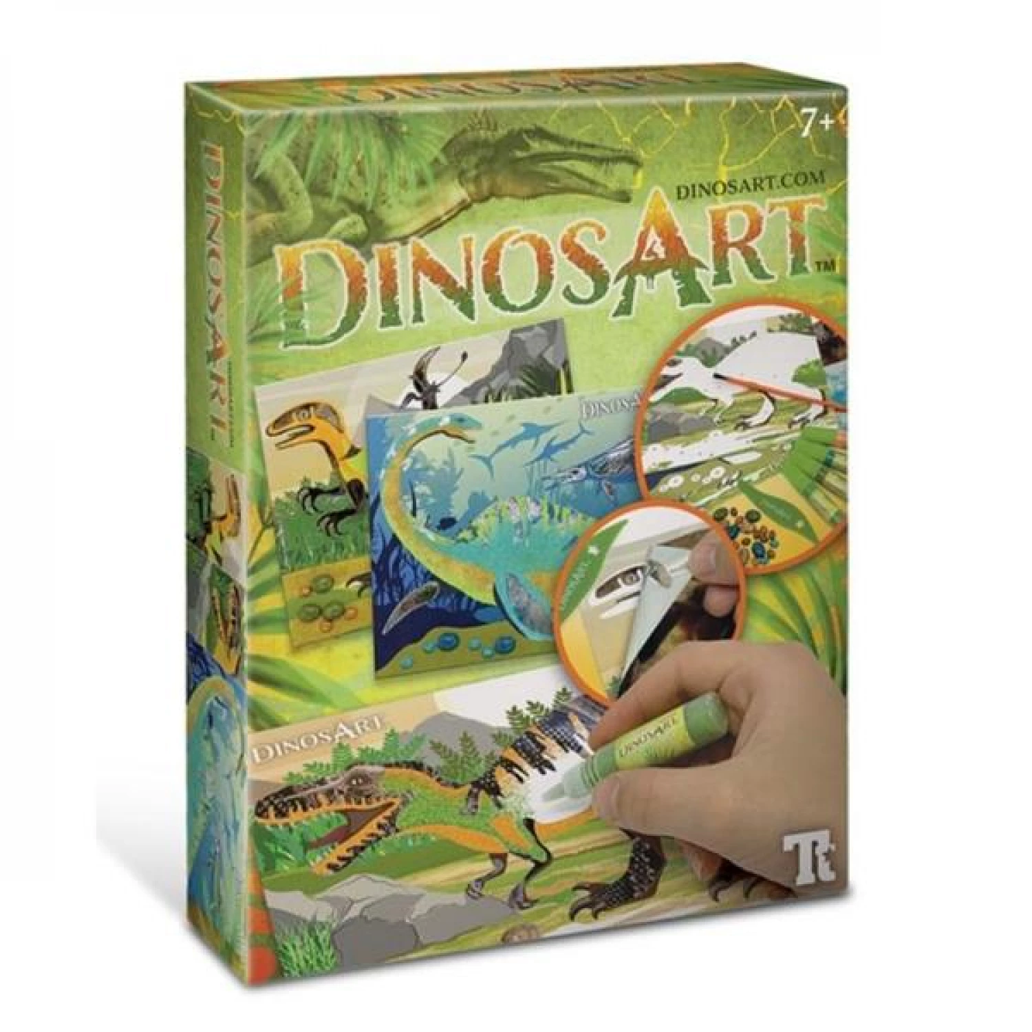 DIONOSAUR PESAK I FOLIJA ART - KREATIVNI SET