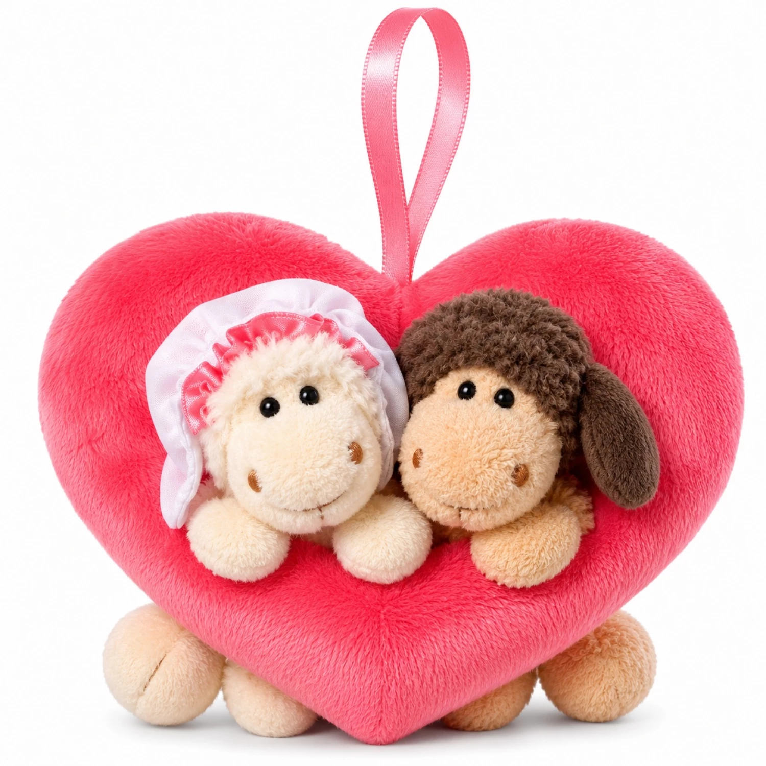 NICI PLISANO SRCE JUST MARRIED OVCICE 12.5X9.5 CM