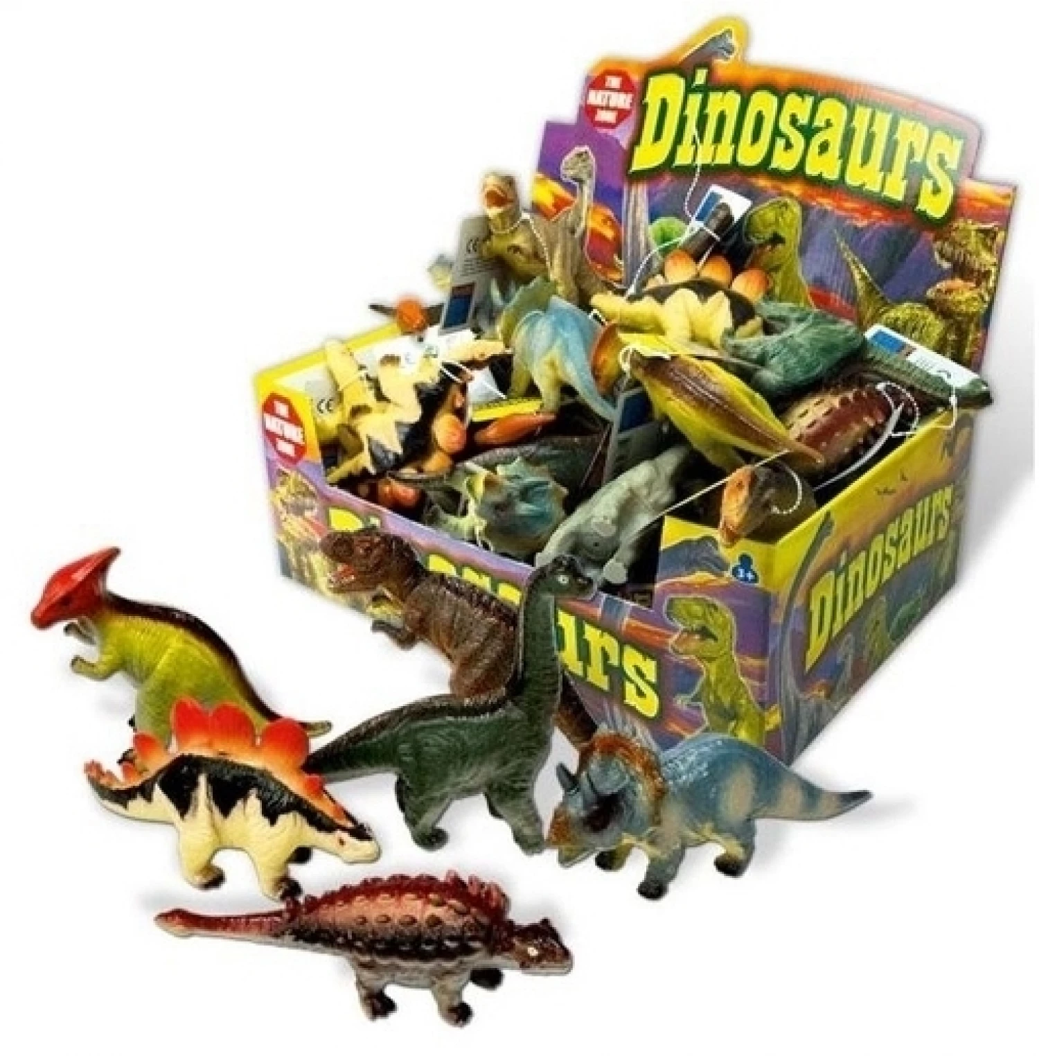 ANIMAL WORLD MINI SOFT DINOSAURUS 14CM 6ASS