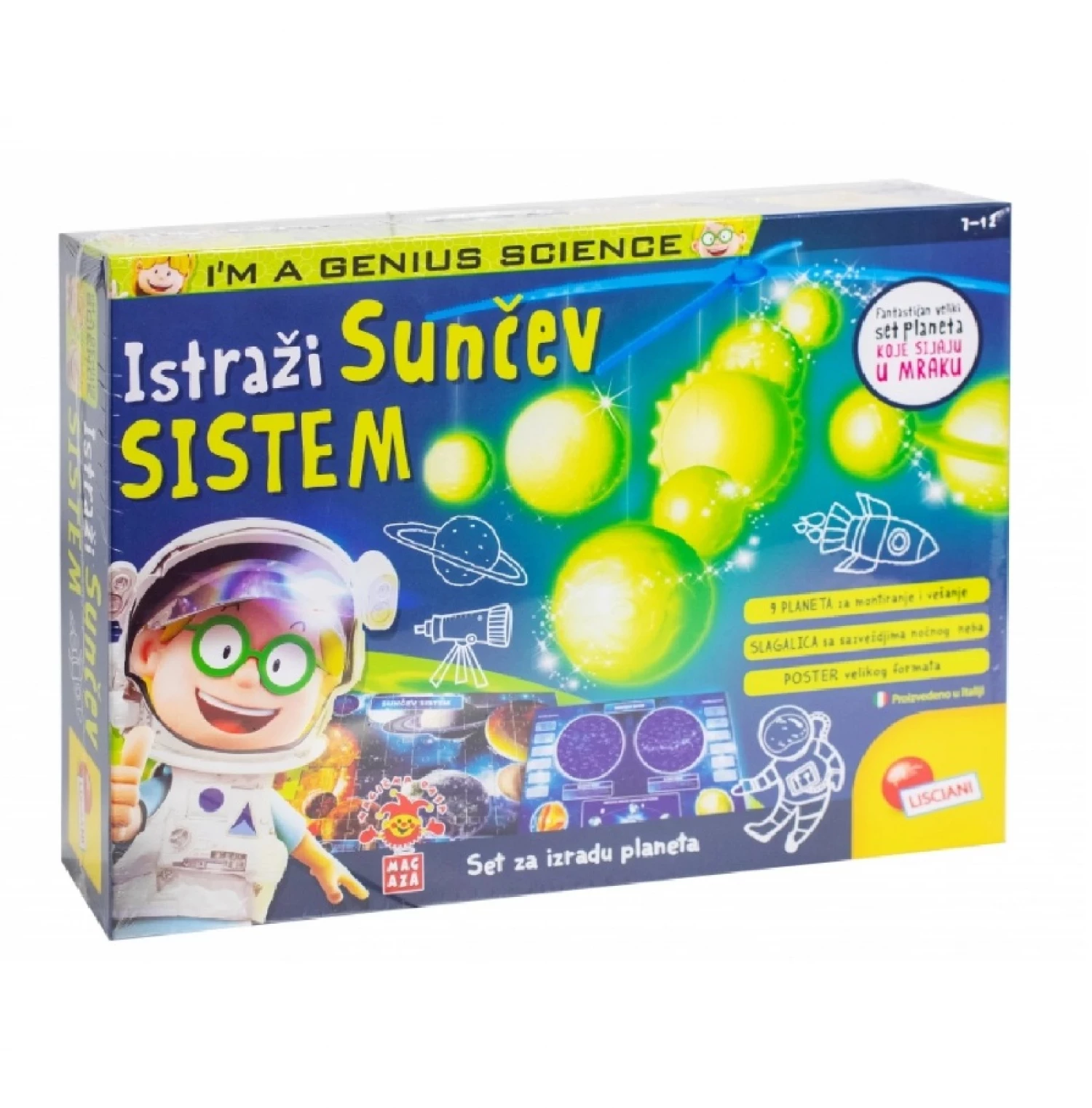 MALI GENIJE SR EDUKATIVNA IGRA ISTRAZI SUNCEV SISTEM LISCIANI