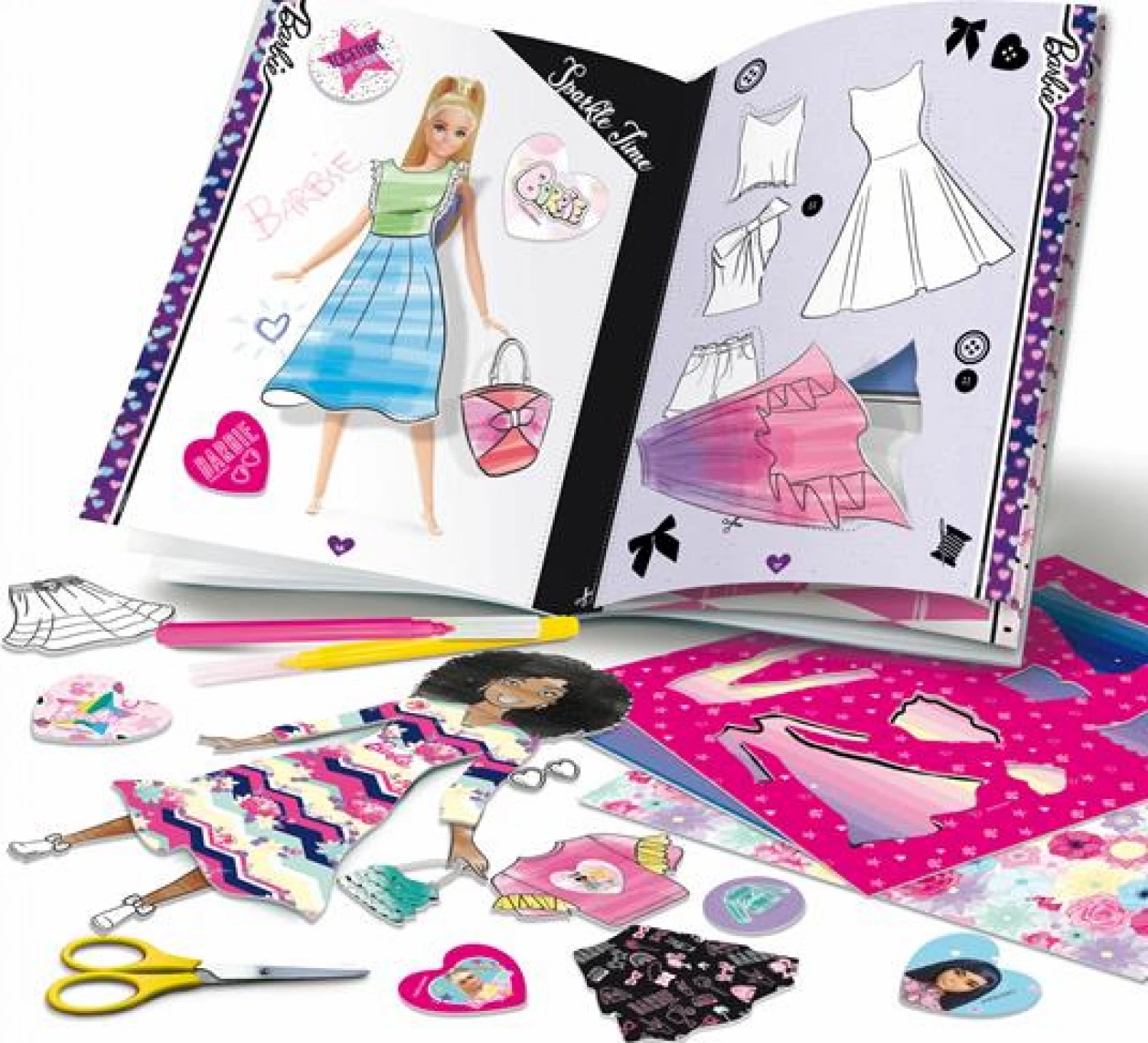 BARBIE KREATIVNI SET FASHION SCHOOL! MAGICNE OLOVKE LISCIANI