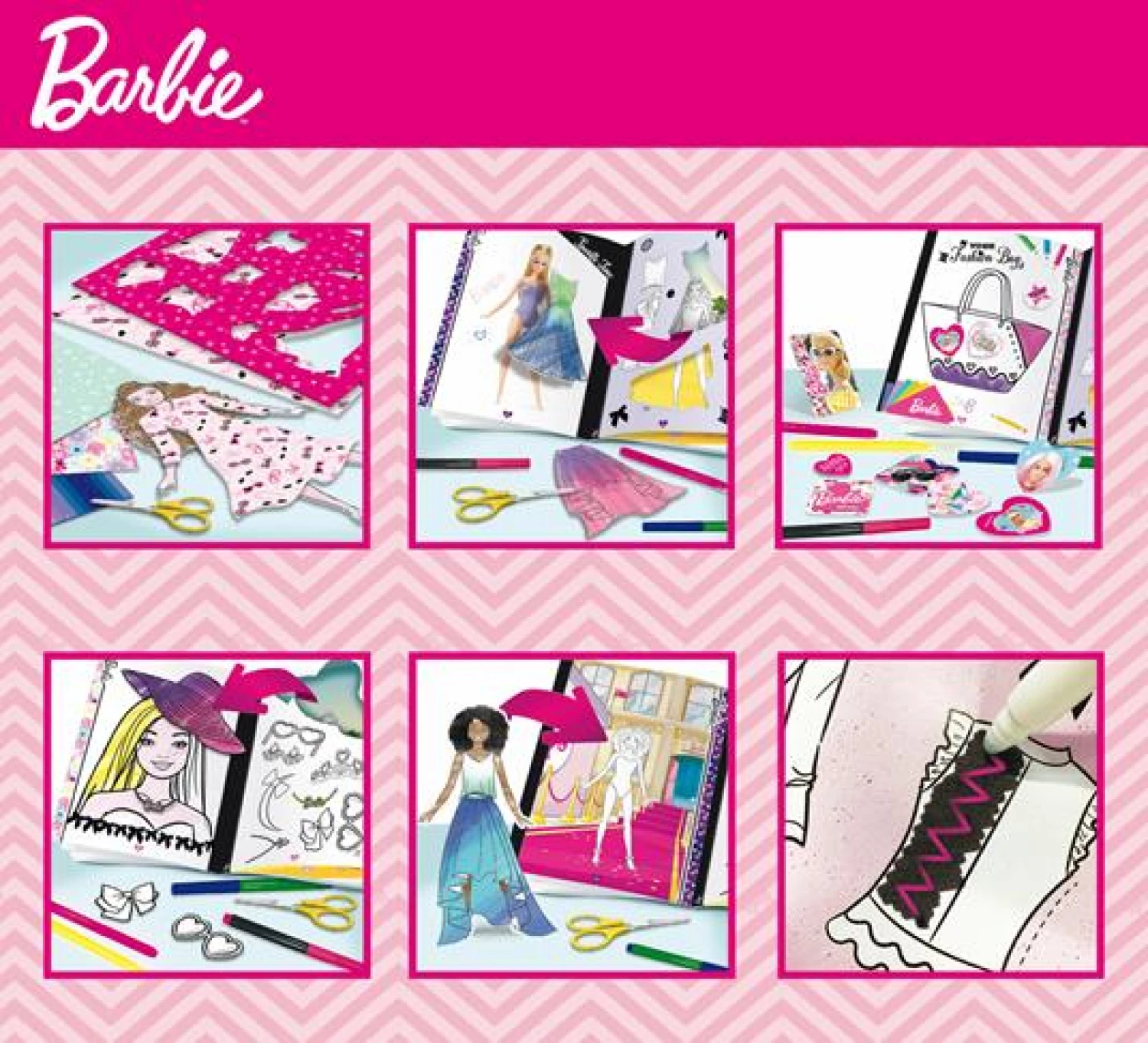 BARBIE KREATIVNI SET FASHION SCHOOL! MAGICNE OLOVKE LISCIANI