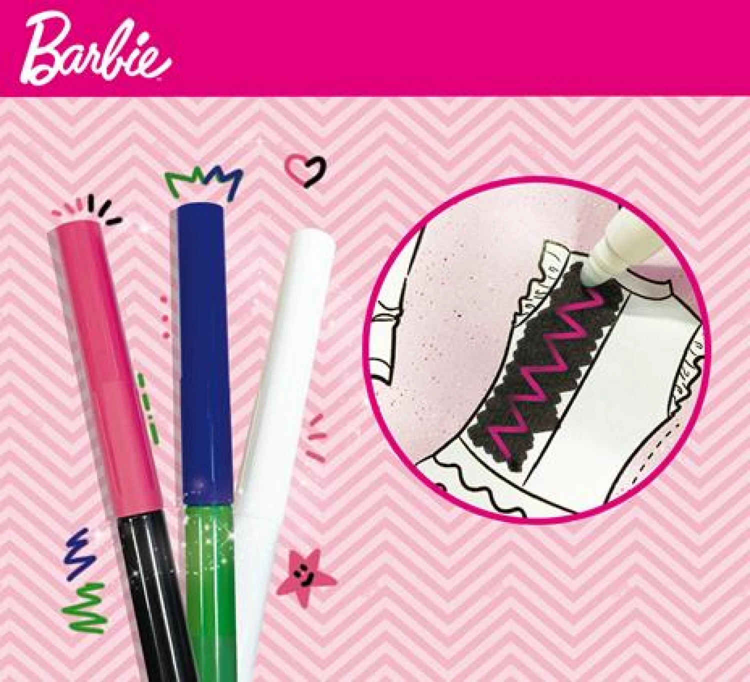 BARBIE KREATIVNI SET FASHION SCHOOL! MAGICNE OLOVKE LISCIANI