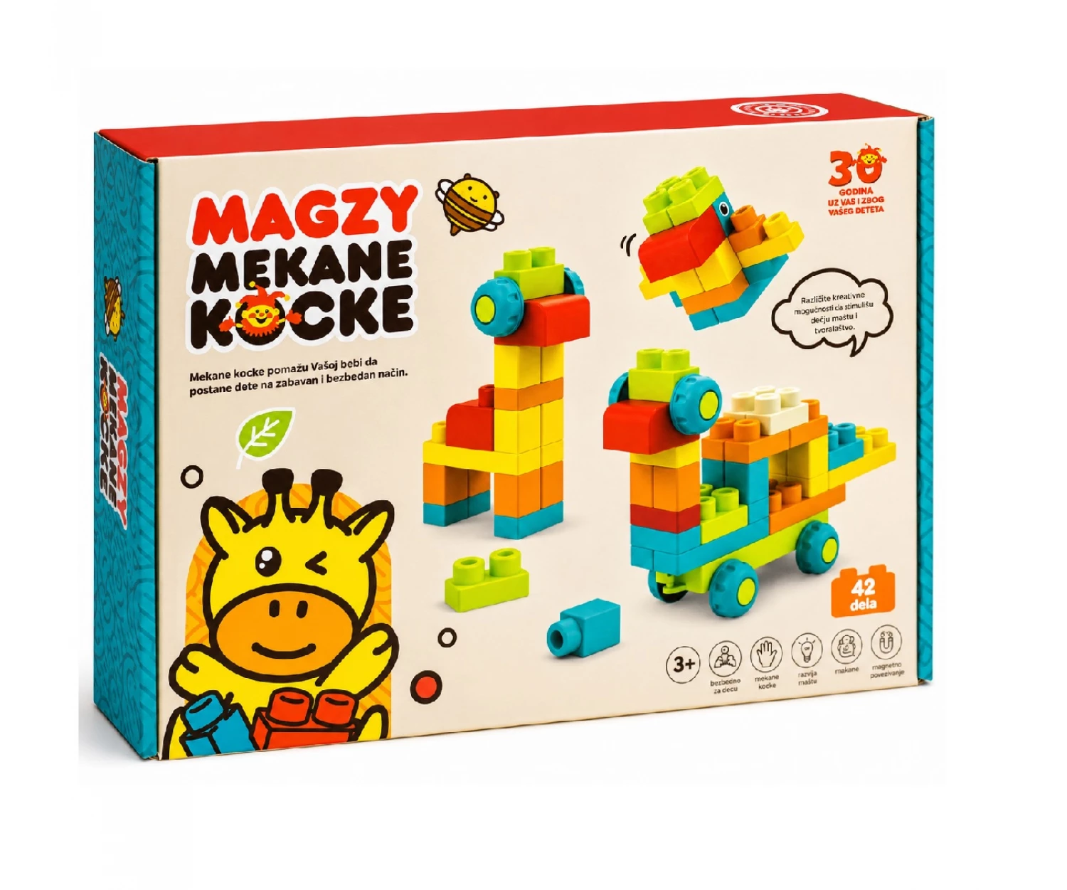 MAGZY SR MEKANE KONSTRUKTOR KOCKE 42PCS