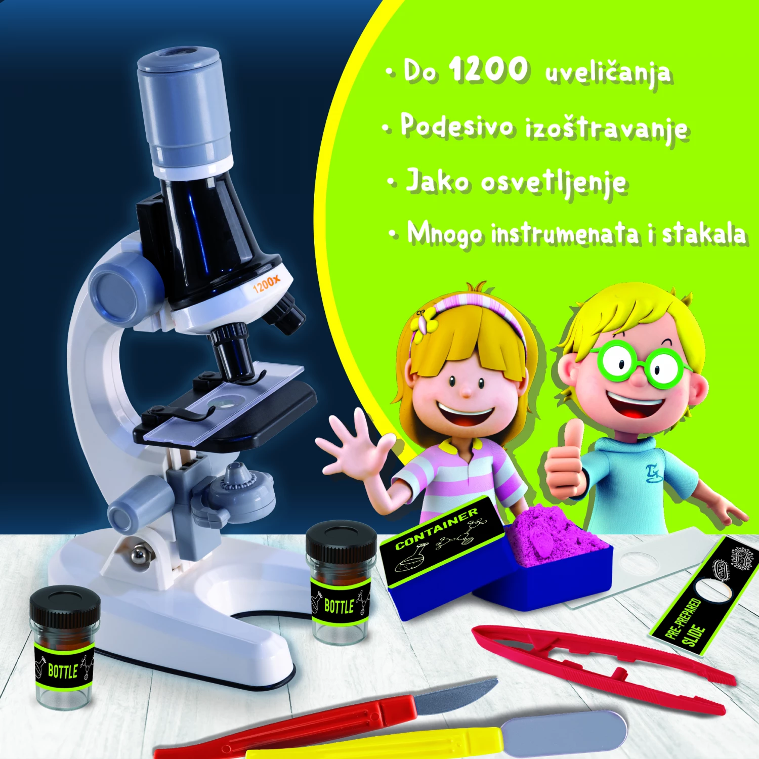 EDUKATVNI SET SR VELIKA LABORATORIJA ZA NAUCNA ISTRAZIVANJA LISCIANI