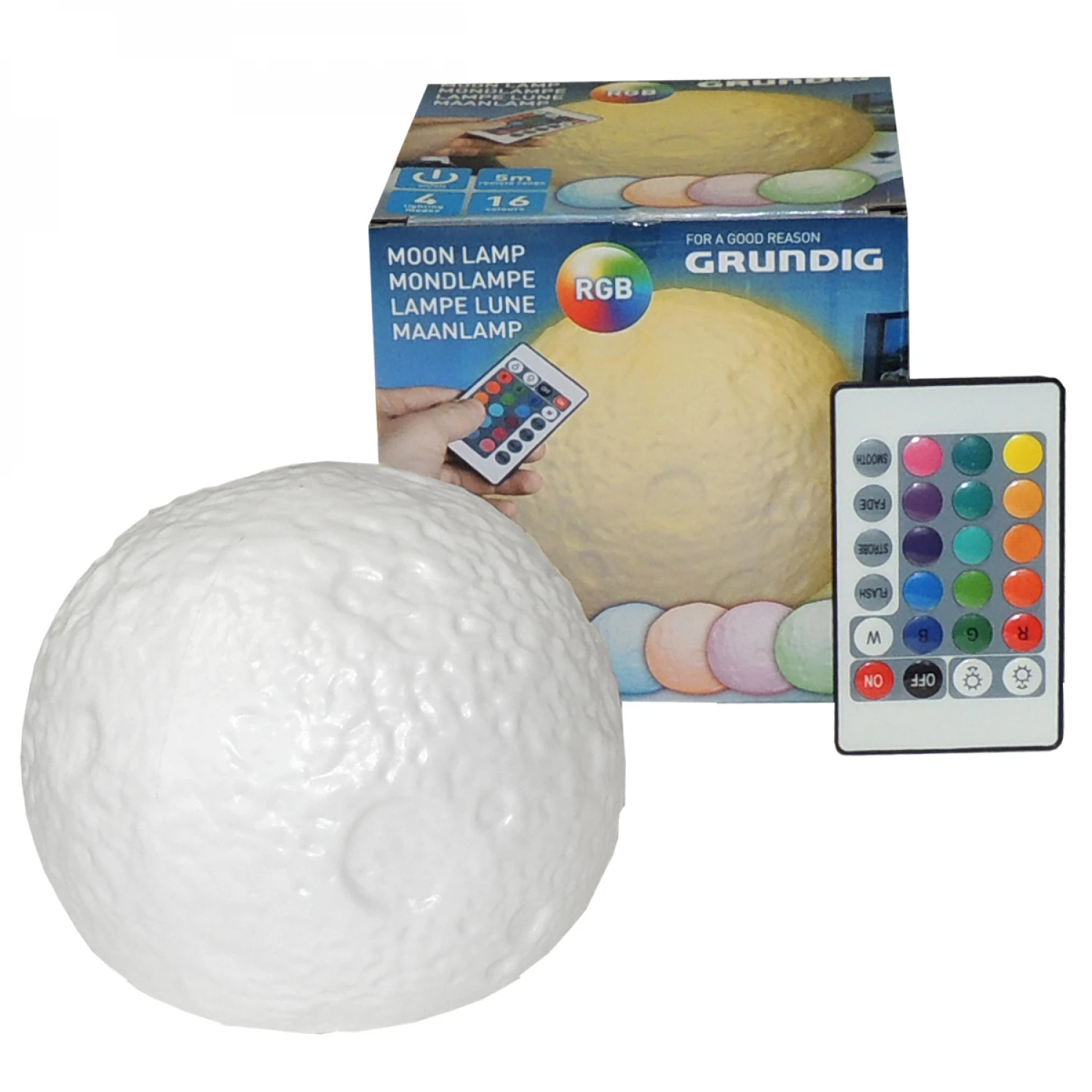 GRUNDIG LAMPA LED MESECINA U BOJAMA 11.5CM
