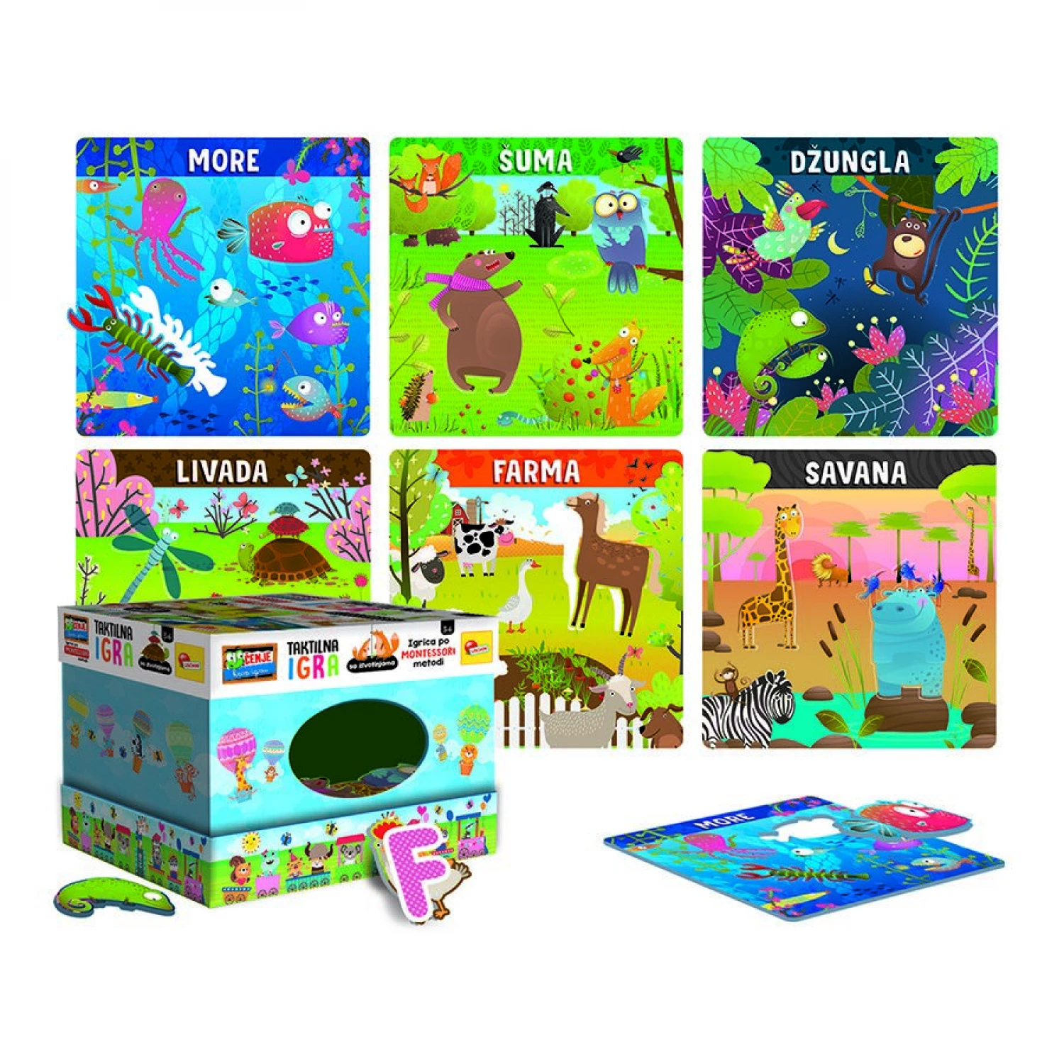 MONTESORI TAKTILNA IGRA SA ?IVOTINAJMA