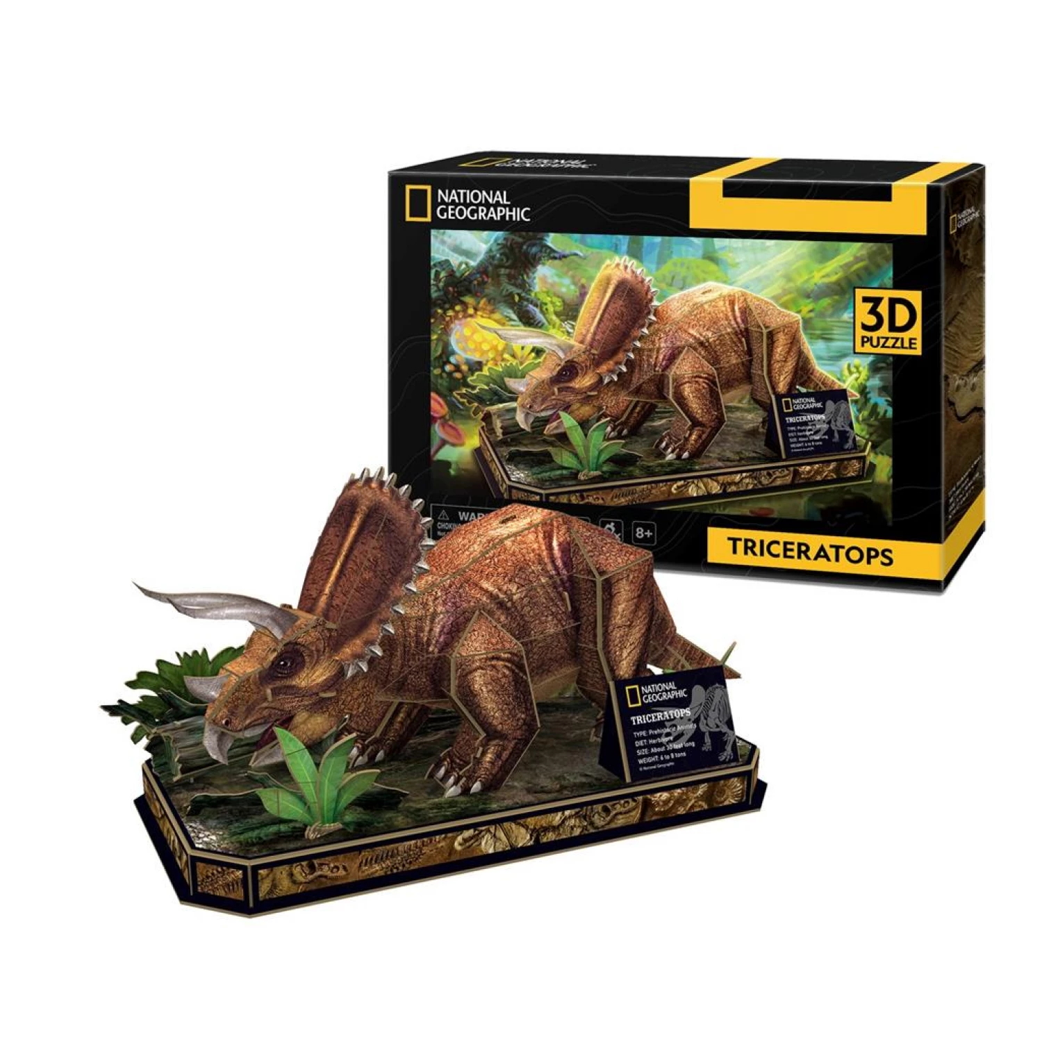 CUBICFUN PUZZLE TRICERATOPS DS1052H