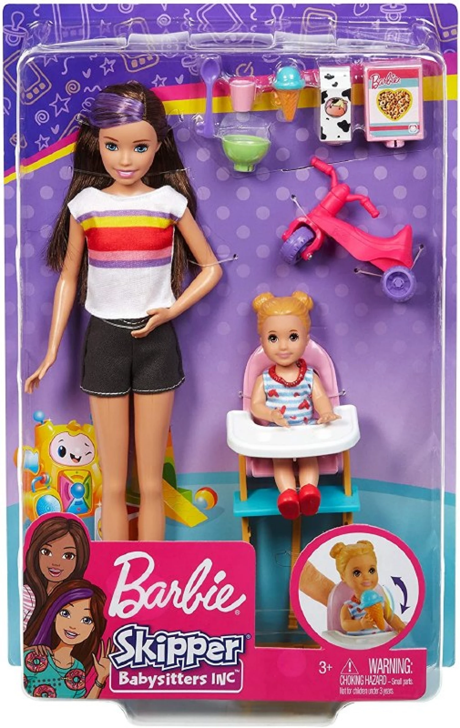 BARBIE LUTKA SKIPPER BABYSITTER