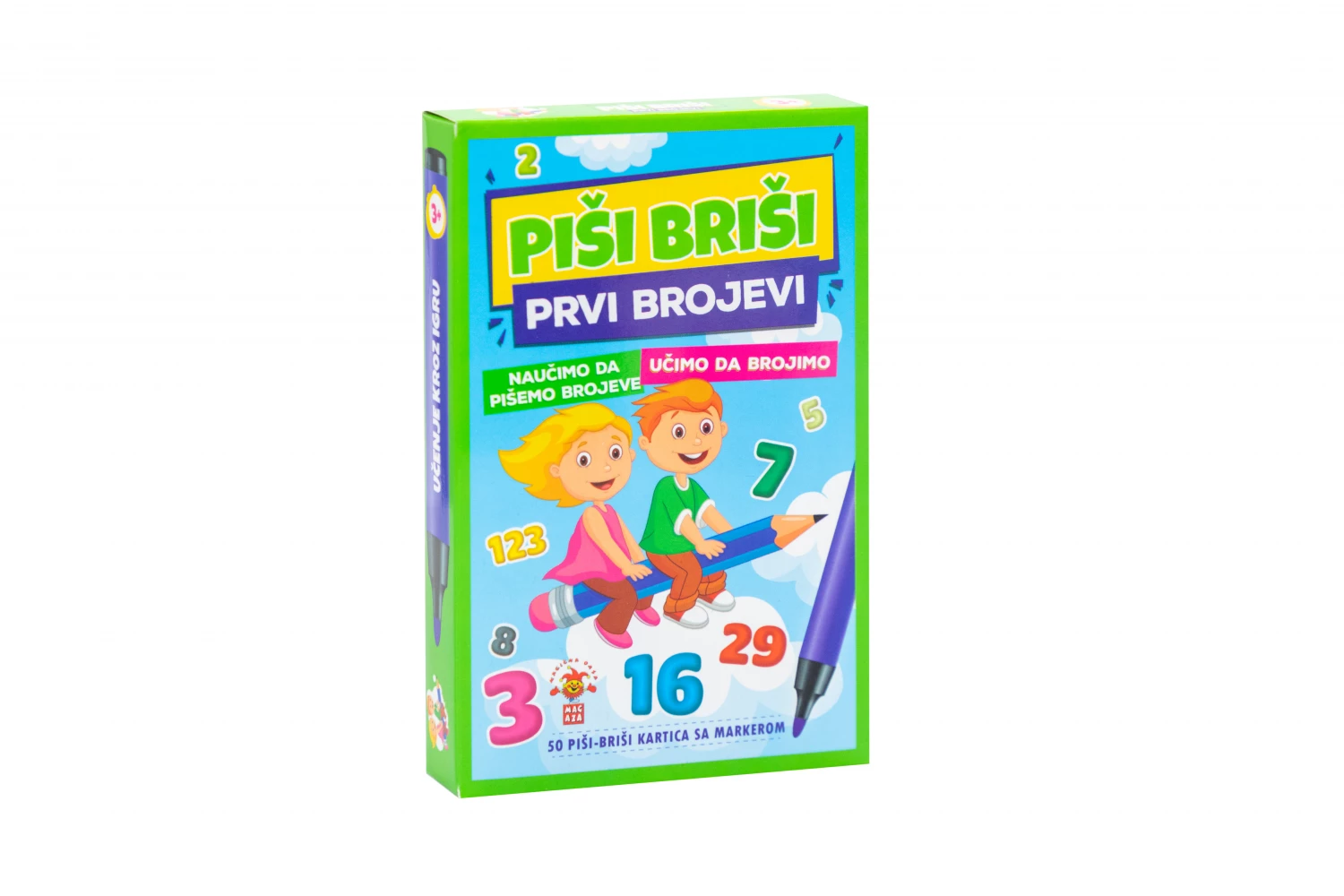 EDUKATIVNE KARTICE PISI BRISI PRVI BROJEVI