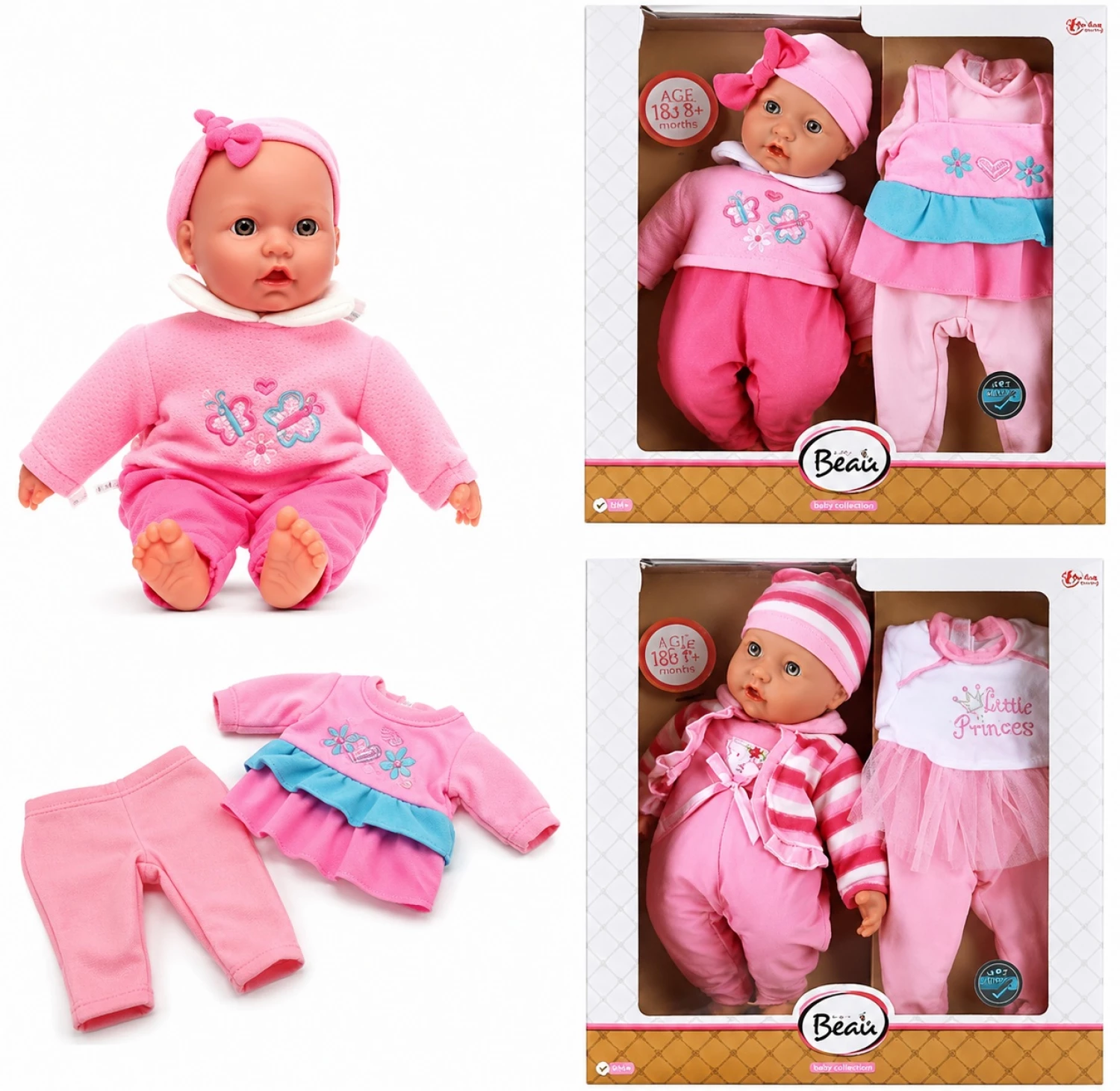 BEAU BABY LUTKA BEBA SET SA DODACIMA