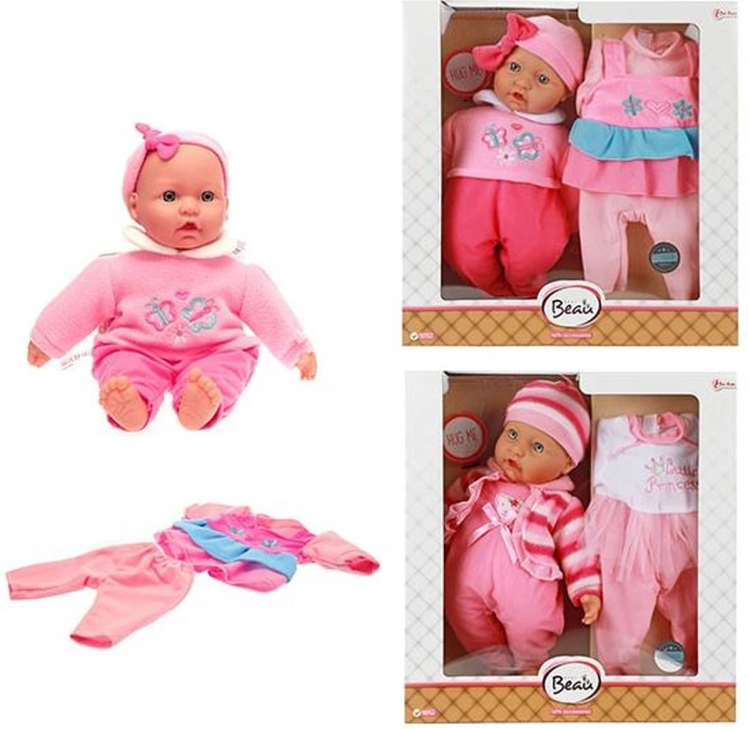 BEAU BABY LUTKA BEBA SET SA DODACIMA